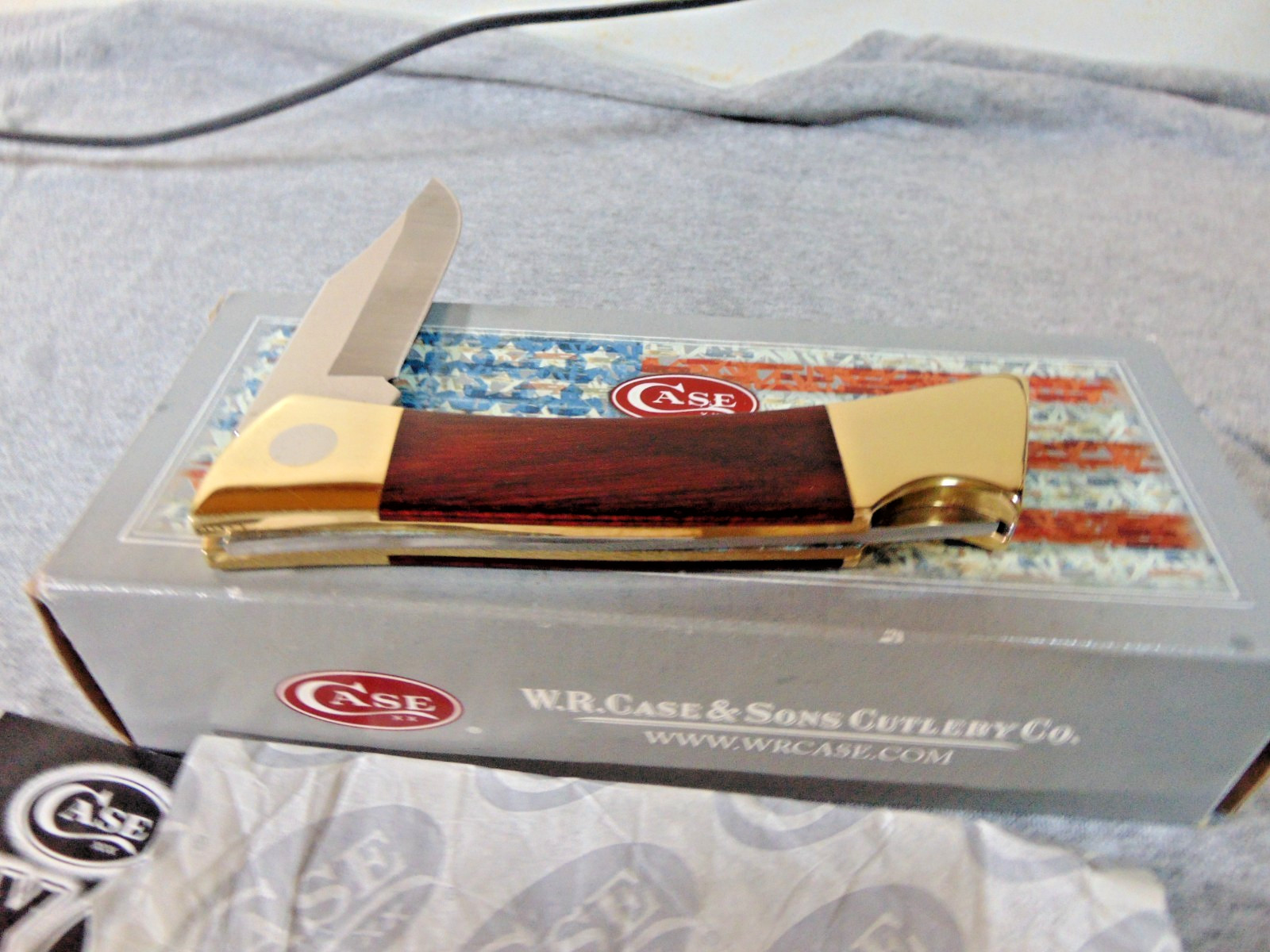 (Unused) – Case XX Changer Knife rosewood Handle w/ Original Box very nice. nos