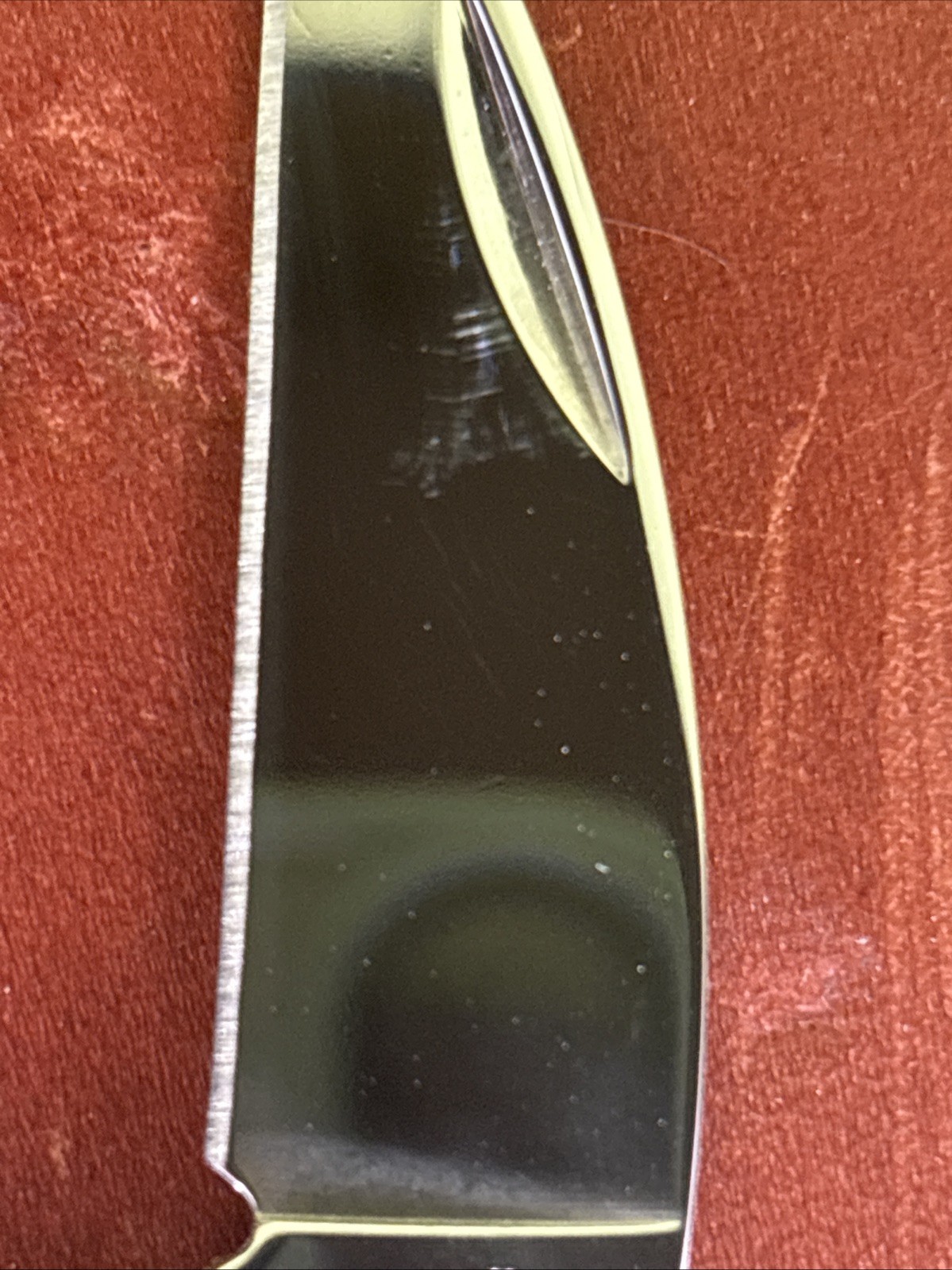 CASE XX SEAHORSE WHITTLER POCKET WORN HARVEST ORANGE BONE HANDLES KNIFE USA
