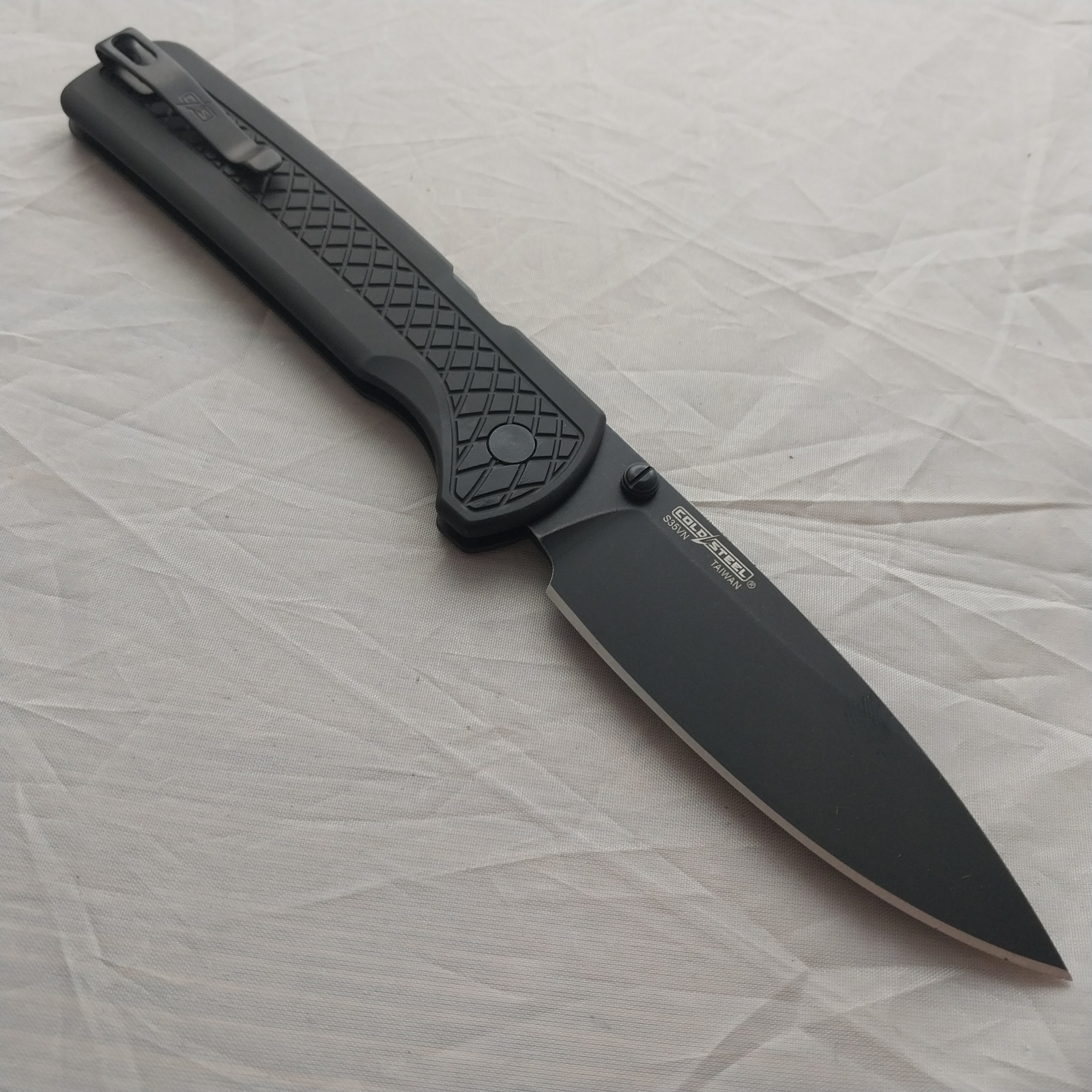 Cold Steel Full Metal Atlas Lock Black Titanium Folding S35VN Knife FL35FMABK