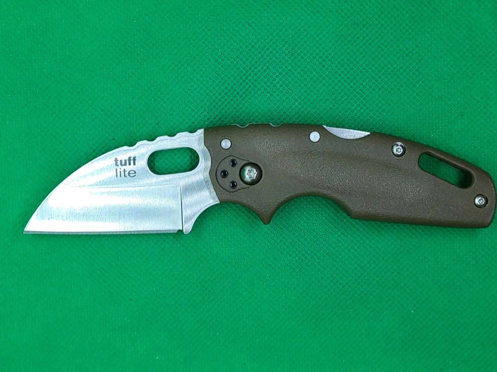 Cold Steel Tuff Lite 20LTFZ AUS8 Stainless Steel Dark Earth New In Clamshell