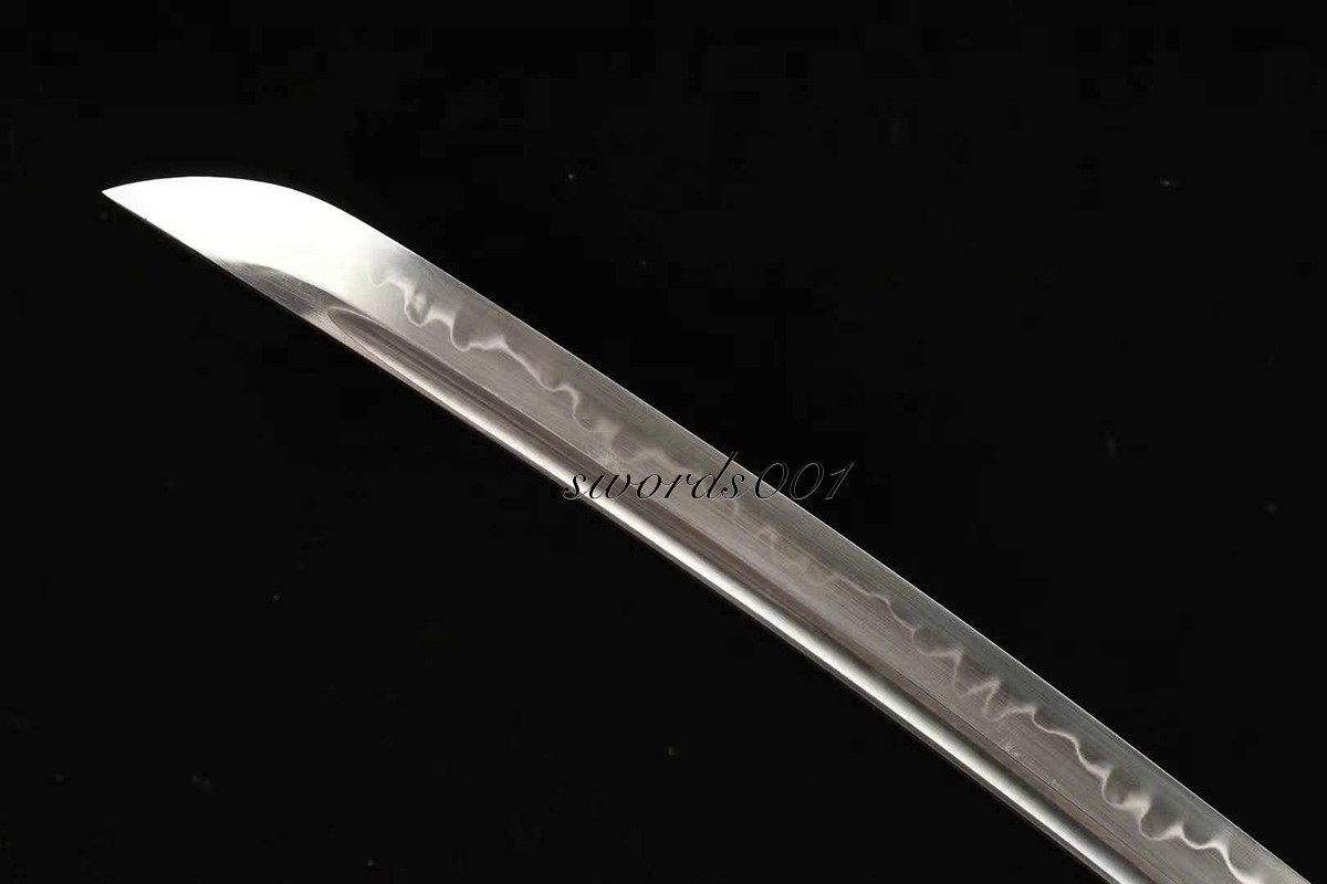 41» Handmade Japanese Authentic Tachi Sword T10 Steel Clay Tempered Katana