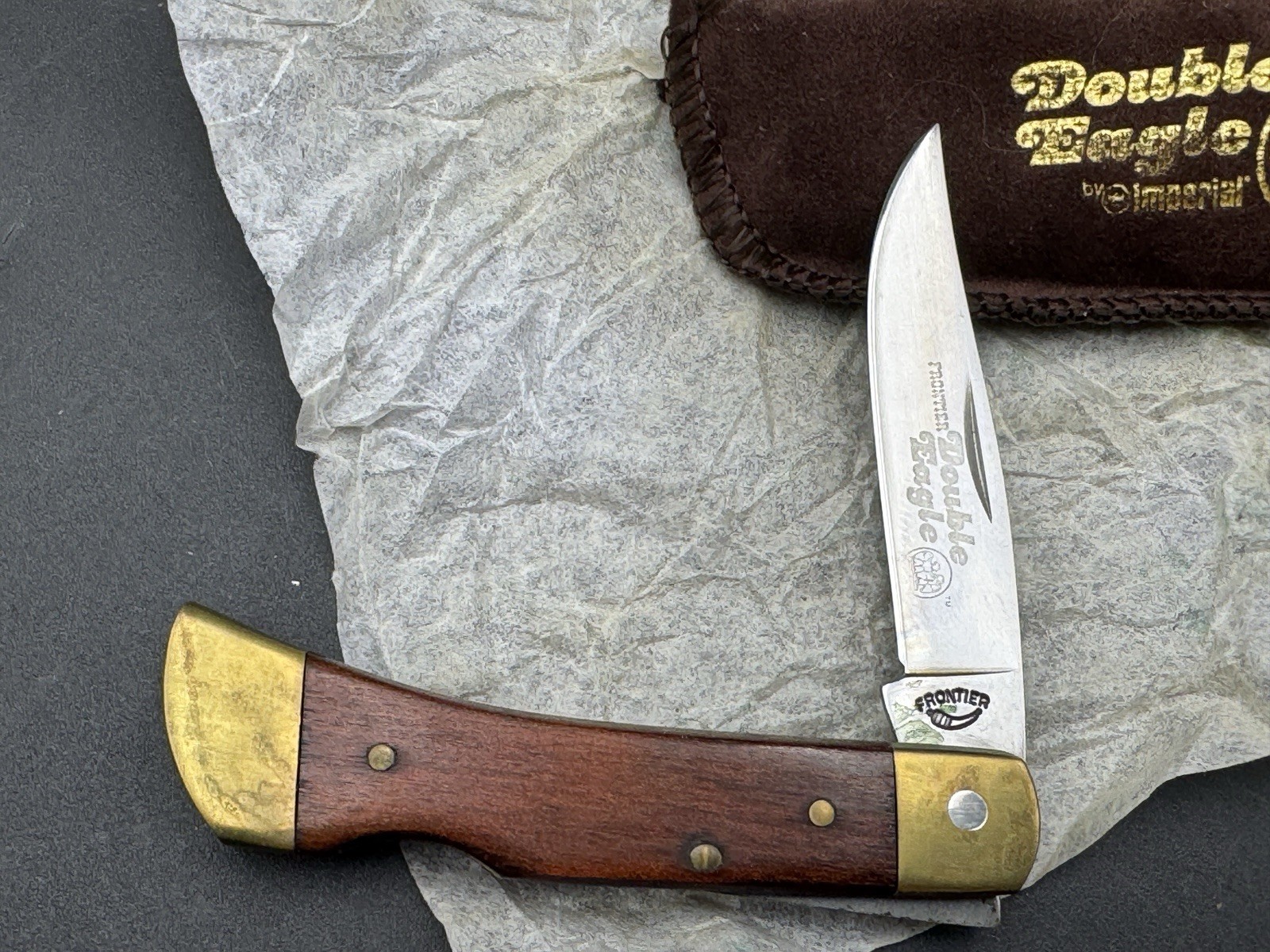 NEW OLD STOCK MAC TOOLS FRONTIER DOUBLE EAGLE BY IMPERIAL #4715 LOCKBACK KNIFE