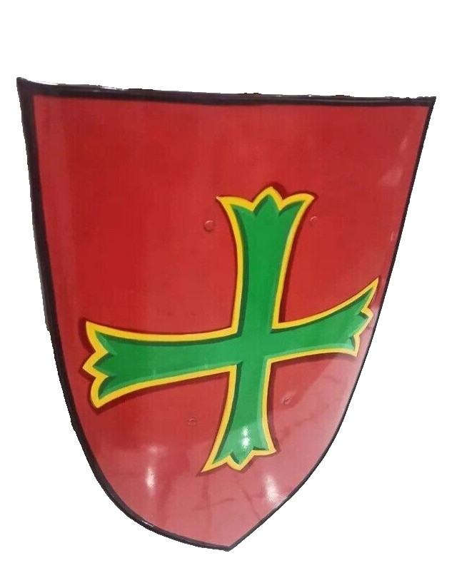 Medieval Knight Cross Battle Armor shield Templar Cosplay Larp shield