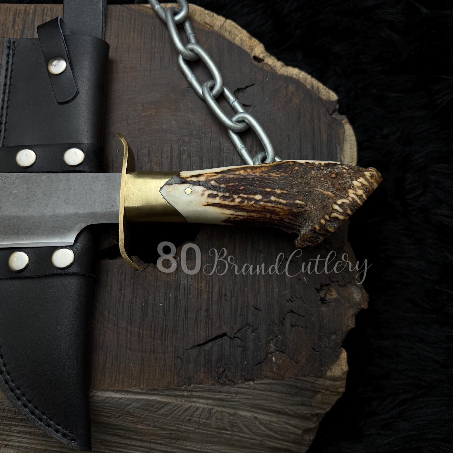 Handmade Inglourious Basterds Aged Replica Bowie Knife Aldo Raine Knife