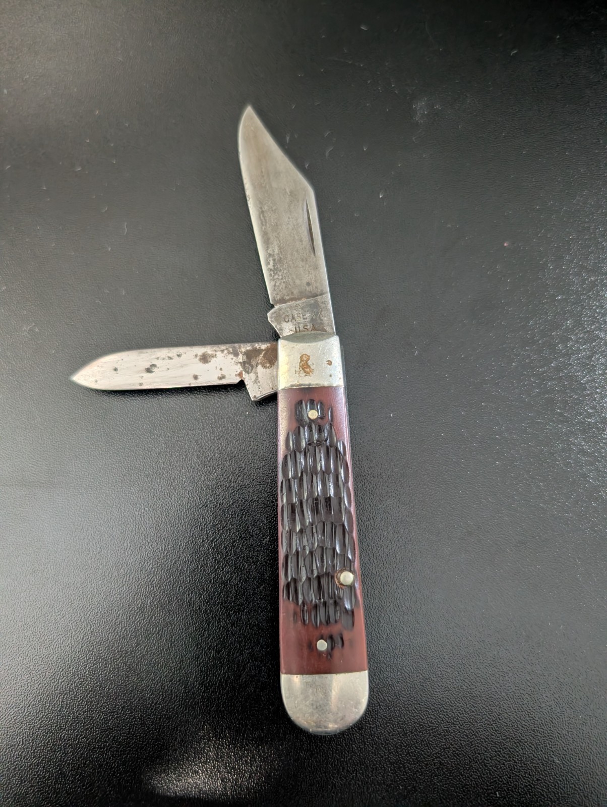 Case XX 6235 1/2 Swell End «slick» bone handle Jack Knife manufactured 1965-1969