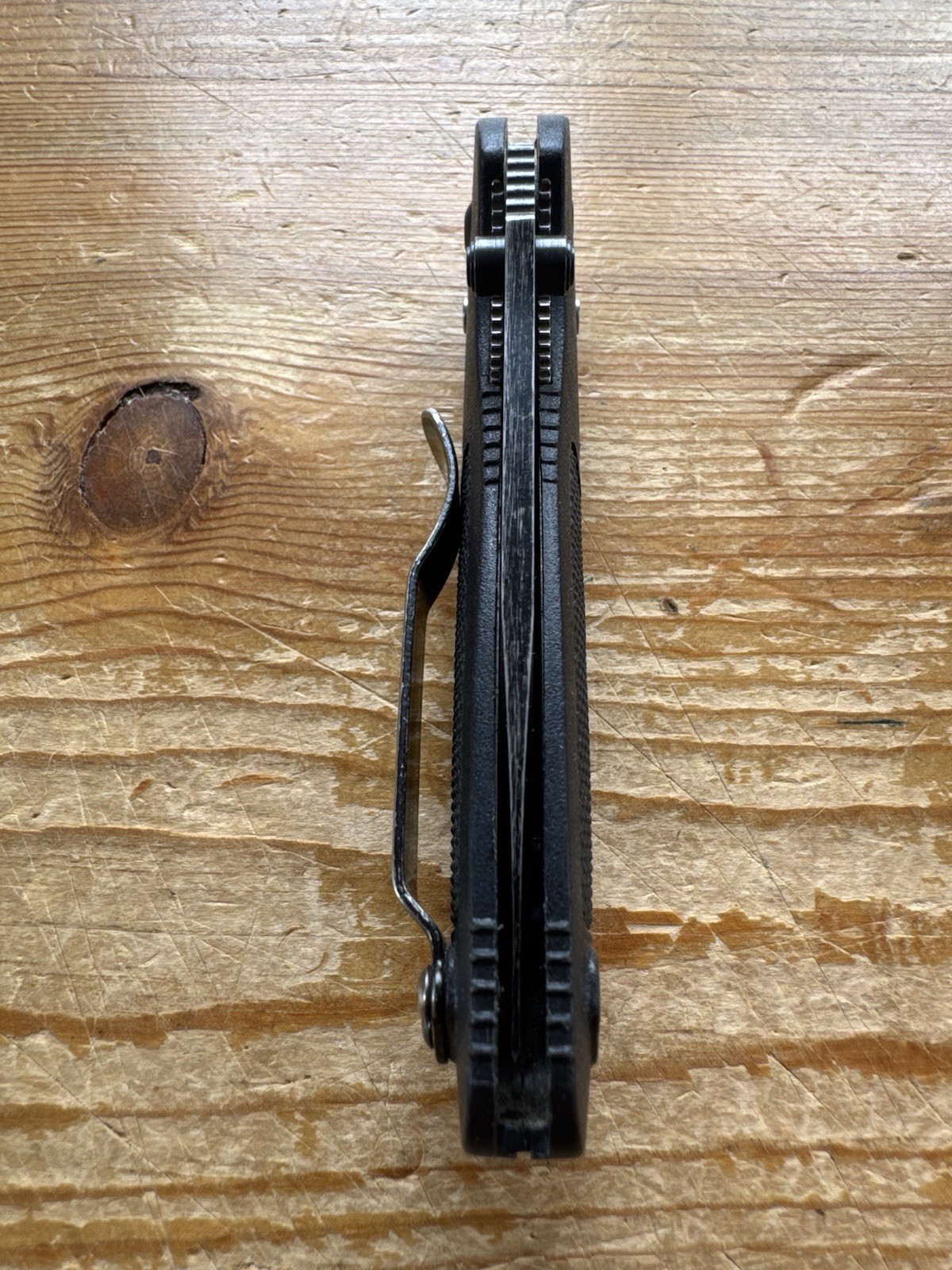 Benchmade Mini Griptilian 557 Tanto Combo Edge Black