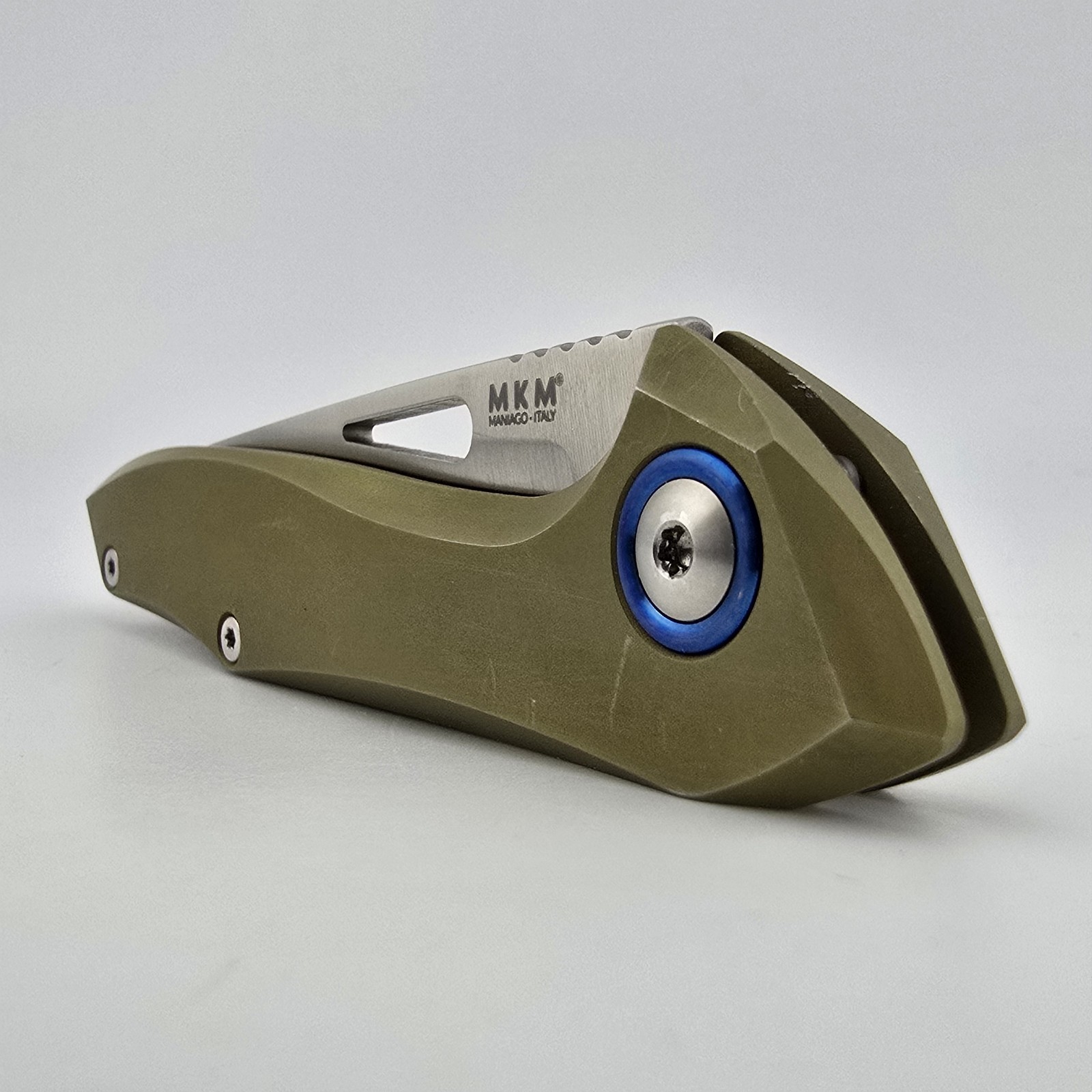 MKM Cellina Folding Knife Drop Point M390 Bronze Titanium Slip Joint MY02-TBR