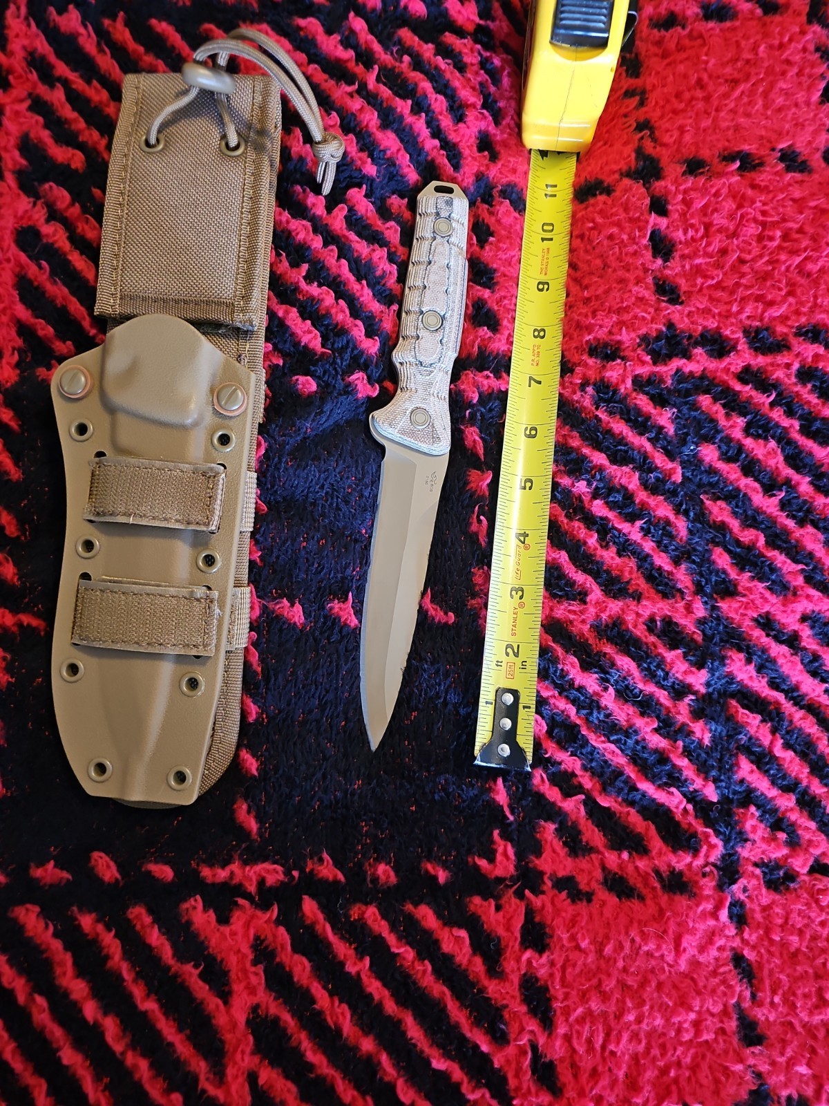 Buck 891 Spearpoint Knife-Ground Combat-Rare Desert Tan-USA