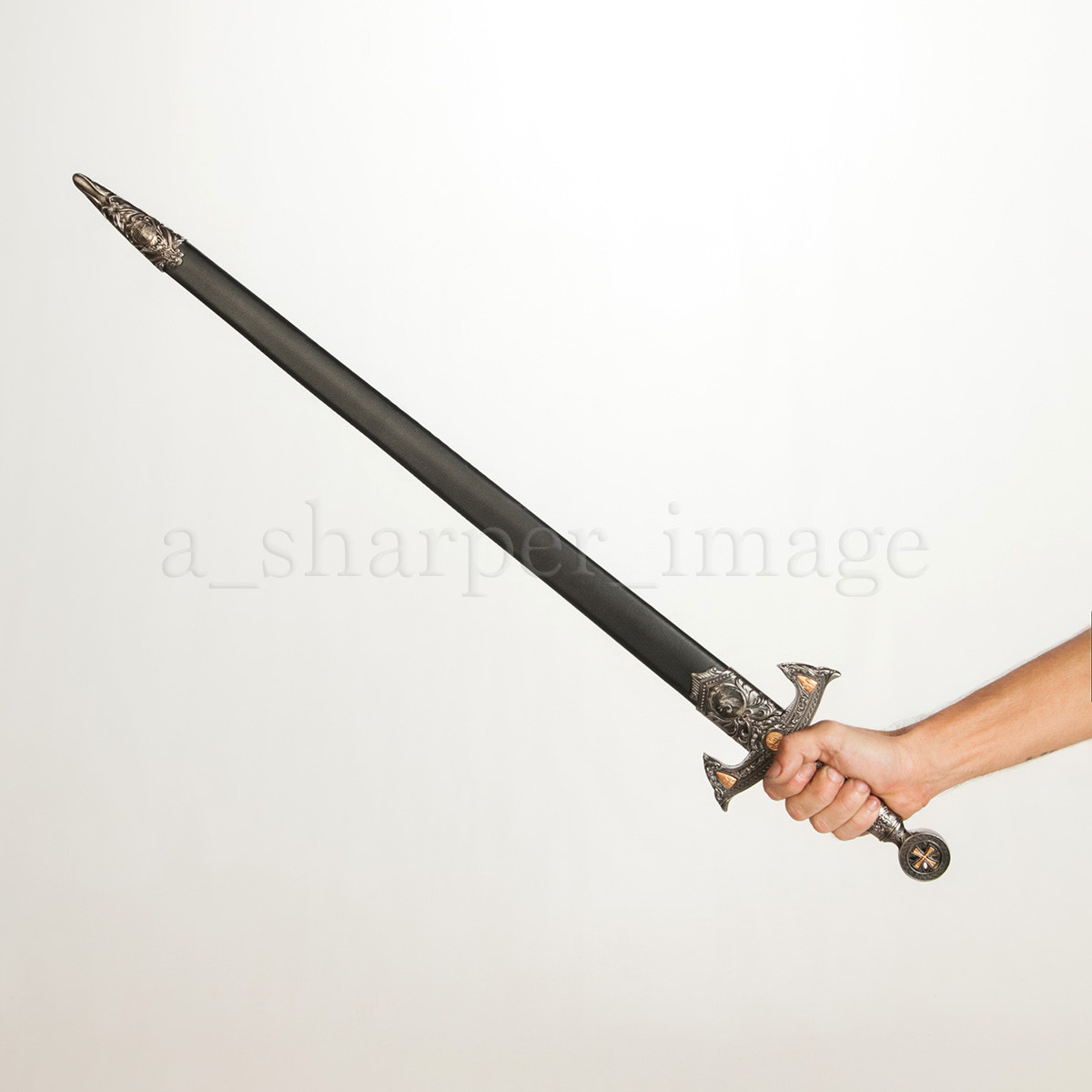 Medieval Templar Knight Crusader 30″ Sword with Scabbard Renaissance Cosplay