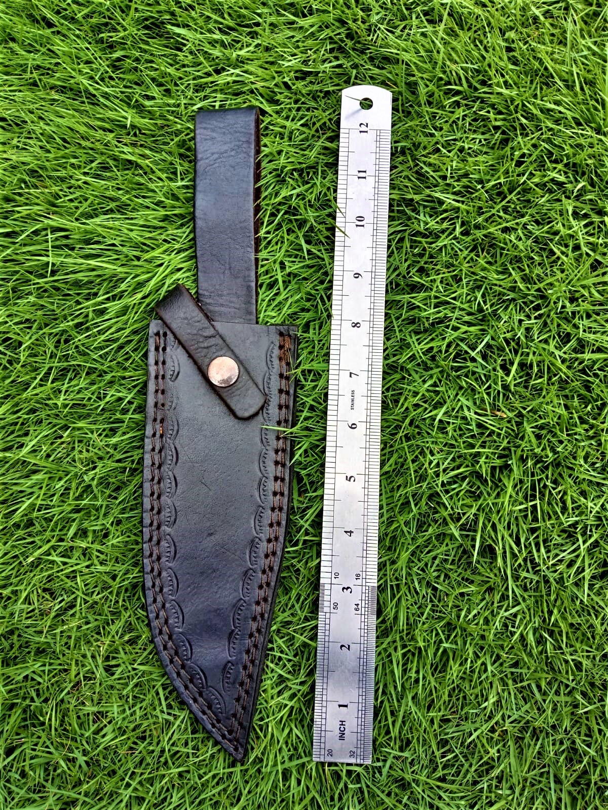 USA Hand crafted Sheath Fixed Blade Knife Sheath Leather Pouch Knife Holster EDC