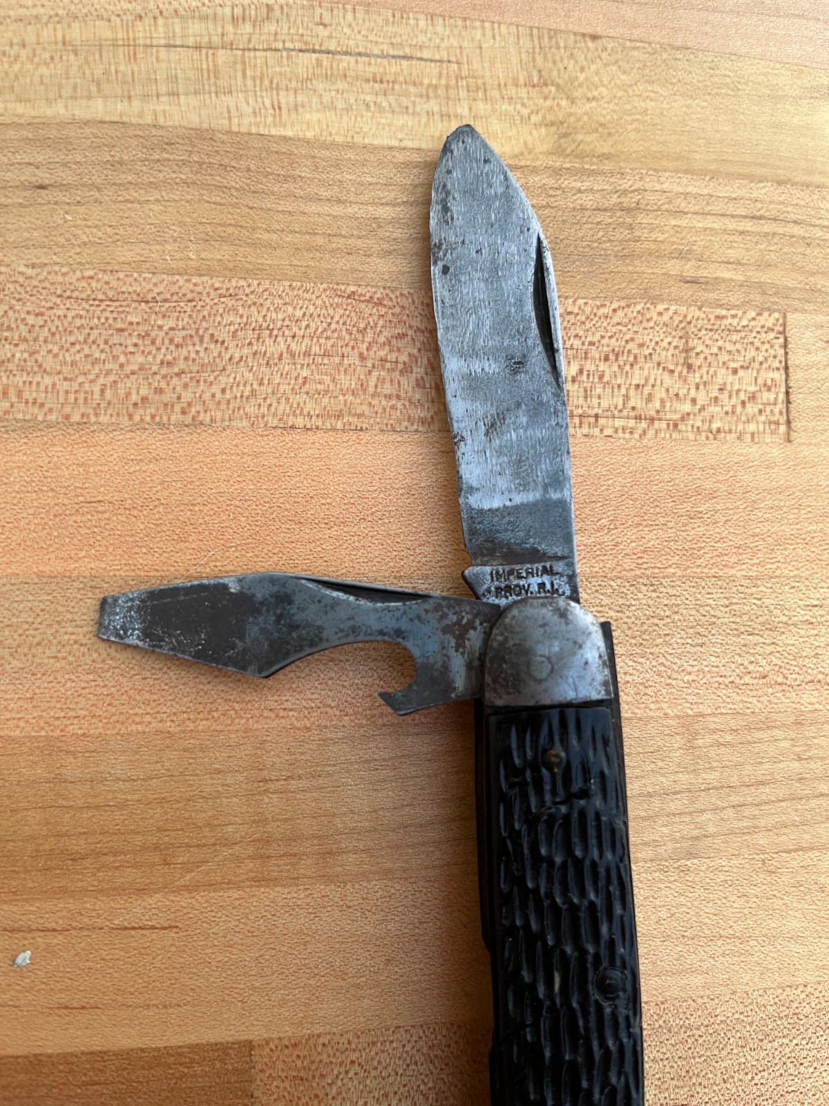 Vintage Schrade USA Scrimshaw Turkey Imperial Ireland Camper Hobo Knives Lot