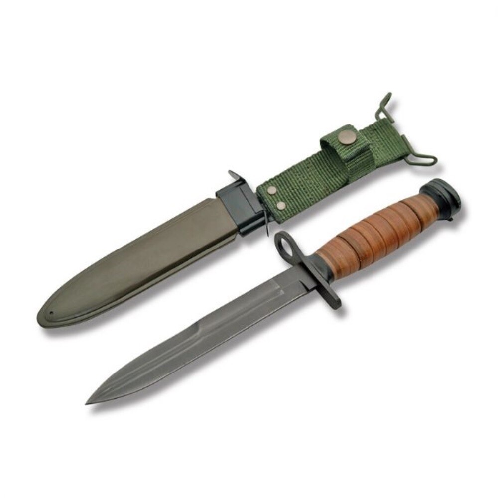 M1 Carbine Reproduction WWII Bayonet Knife w/ Sheath – Read Full Description
