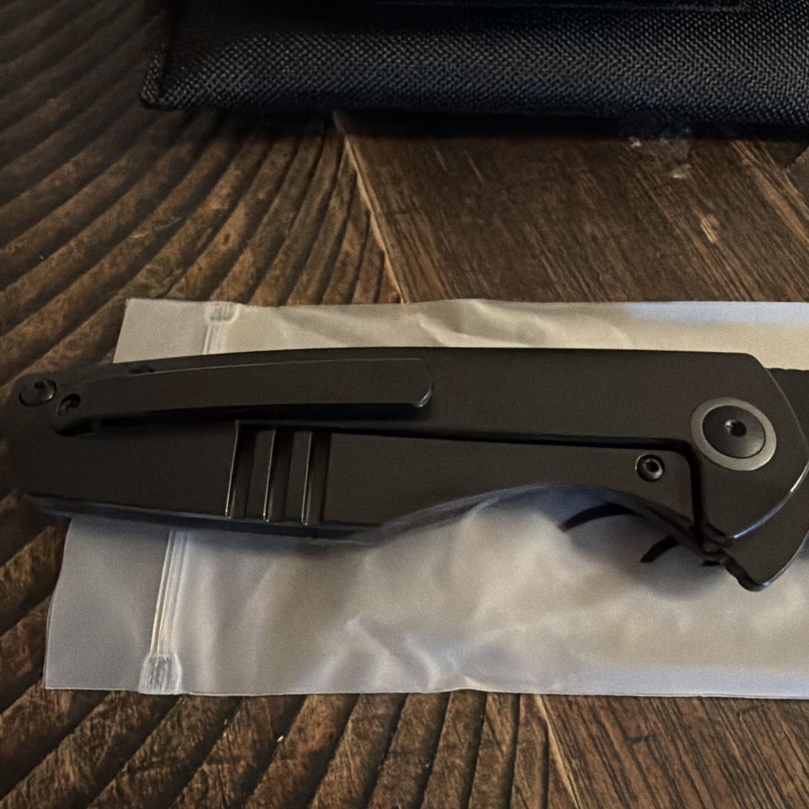 Kizer Sparrow Folding Knife S45VN Blade Titanium Carbon Fiber handle & EXTRAS