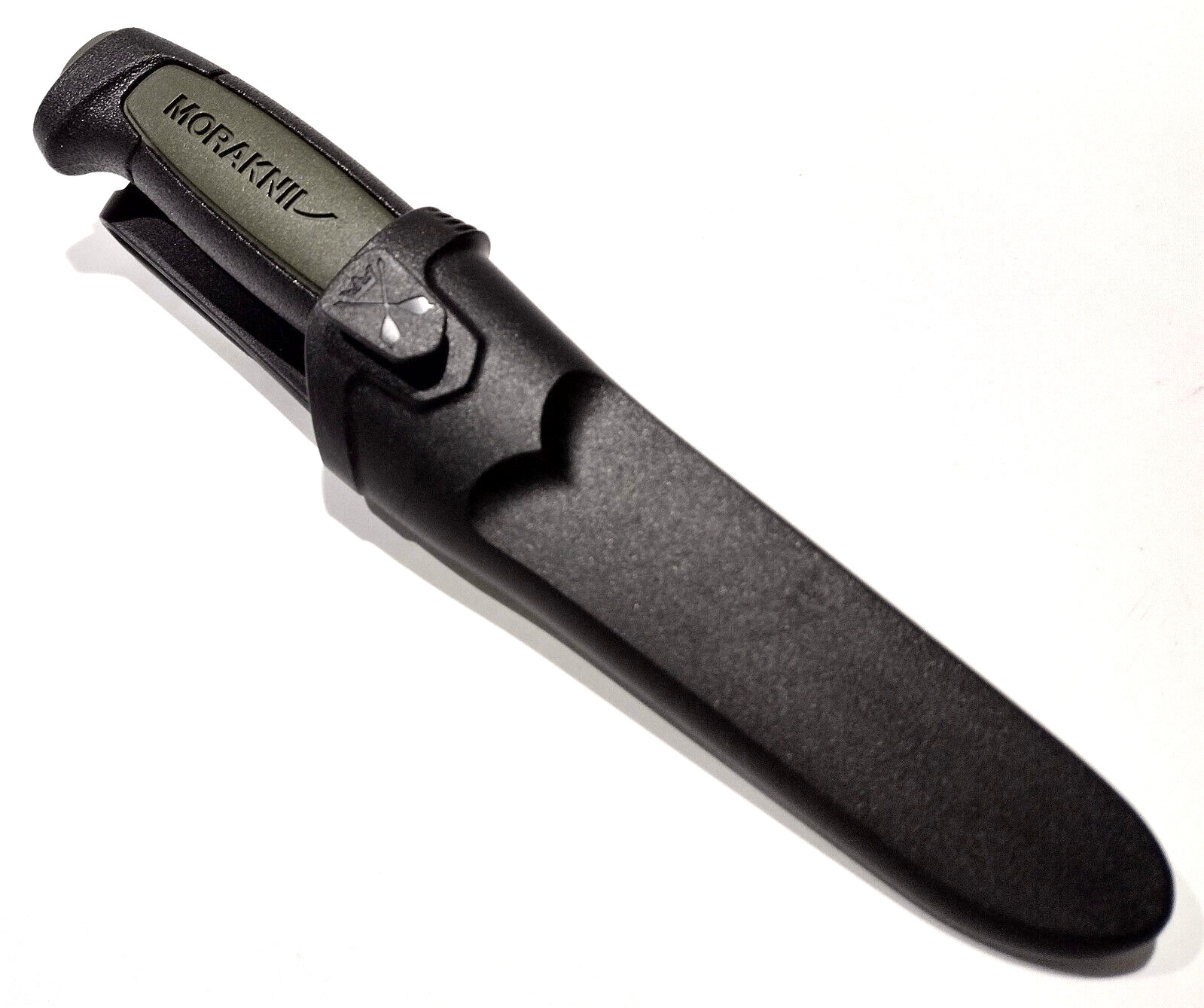 MORA SWEDEN MORAKNIV MILITARY BLACK/GREEN BASIC 511 CARBON STEEL TACTICAL KNIFE