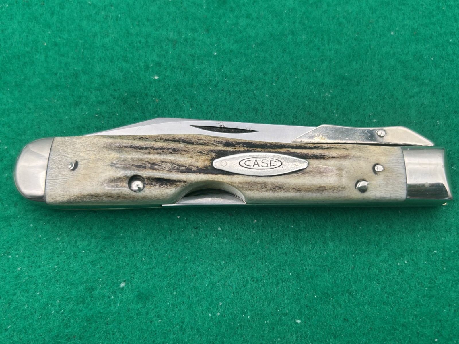 💯1976 CASE XX 5111/2 STAG «SUPER RARE» SWING GUARD LOCKBACK KNIFE NONE BETTER!