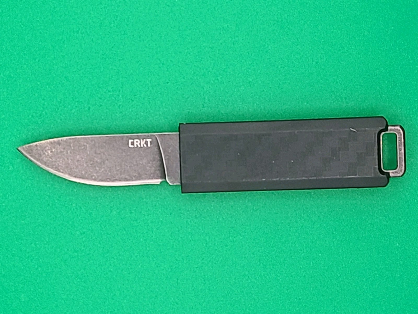 CRKT Scribe Model 2425k Black Upgraded D2 Blade / Fixed Blade New In Box