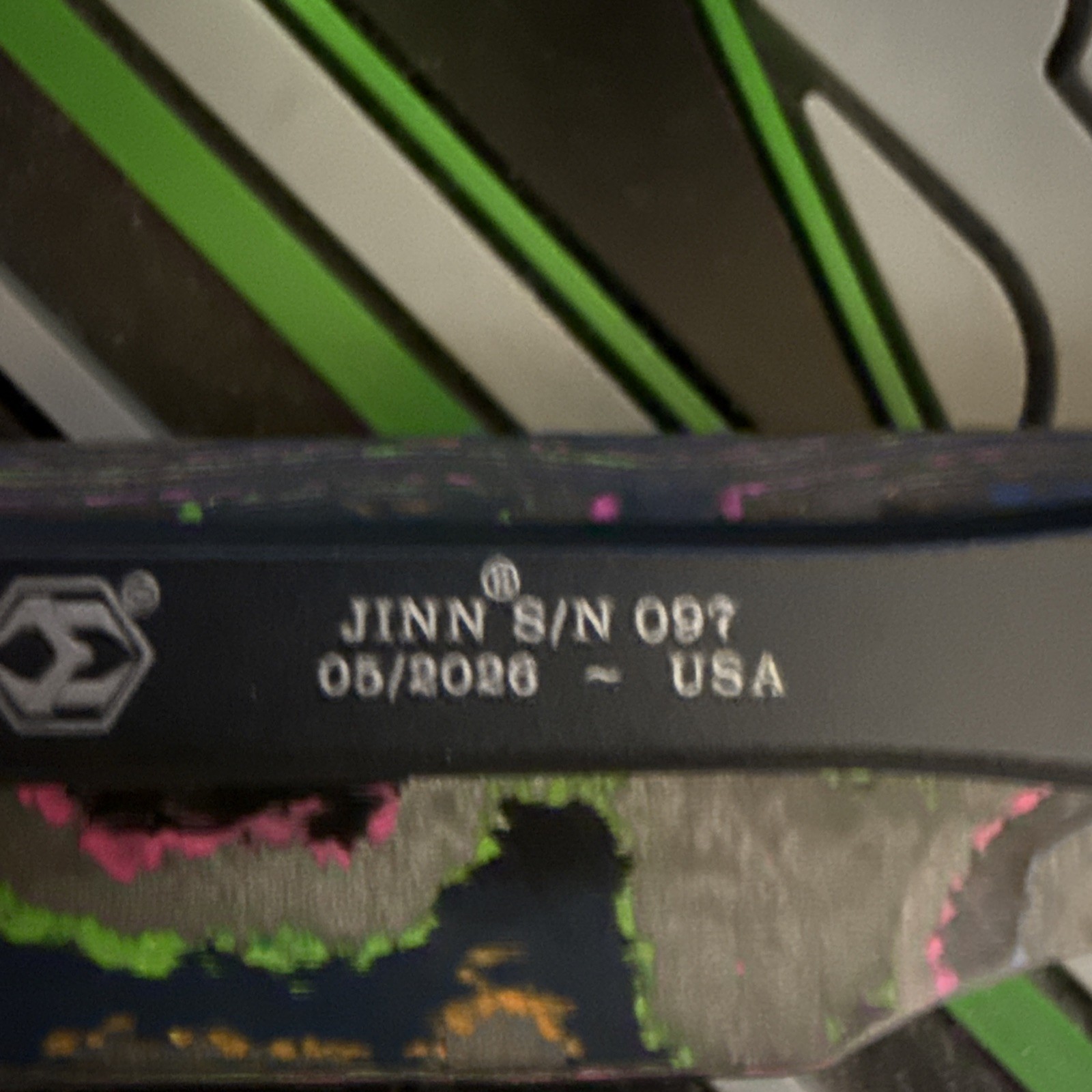 Heretic Jinn 80’s Camo Carbon Limited edition