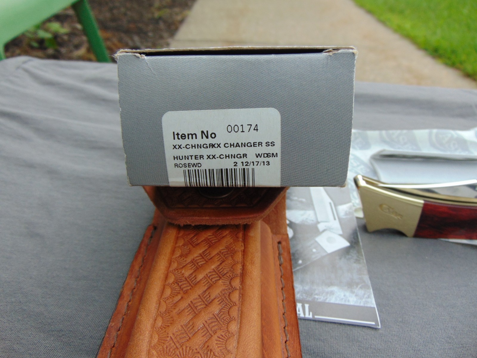 (Unused) – Case XX Changer Knife rosewood Handle w/ Original Box very nice. nos