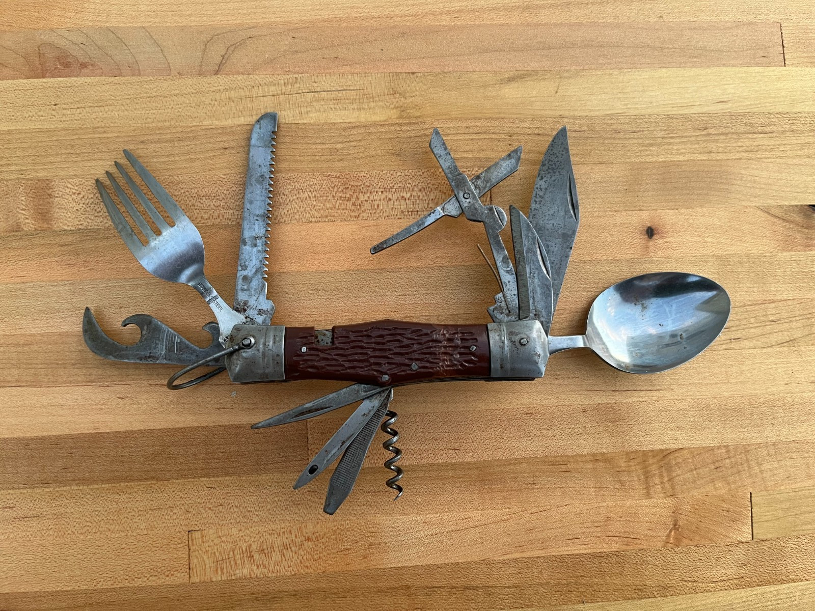 Vintage Schrade USA Scrimshaw Turkey Imperial Ireland Camper Hobo Knives Lot
