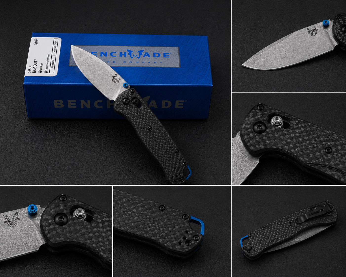 Carbon Fiber Handle Axis Lock Damascus steel Blade Tactical Pocket Knife 2026