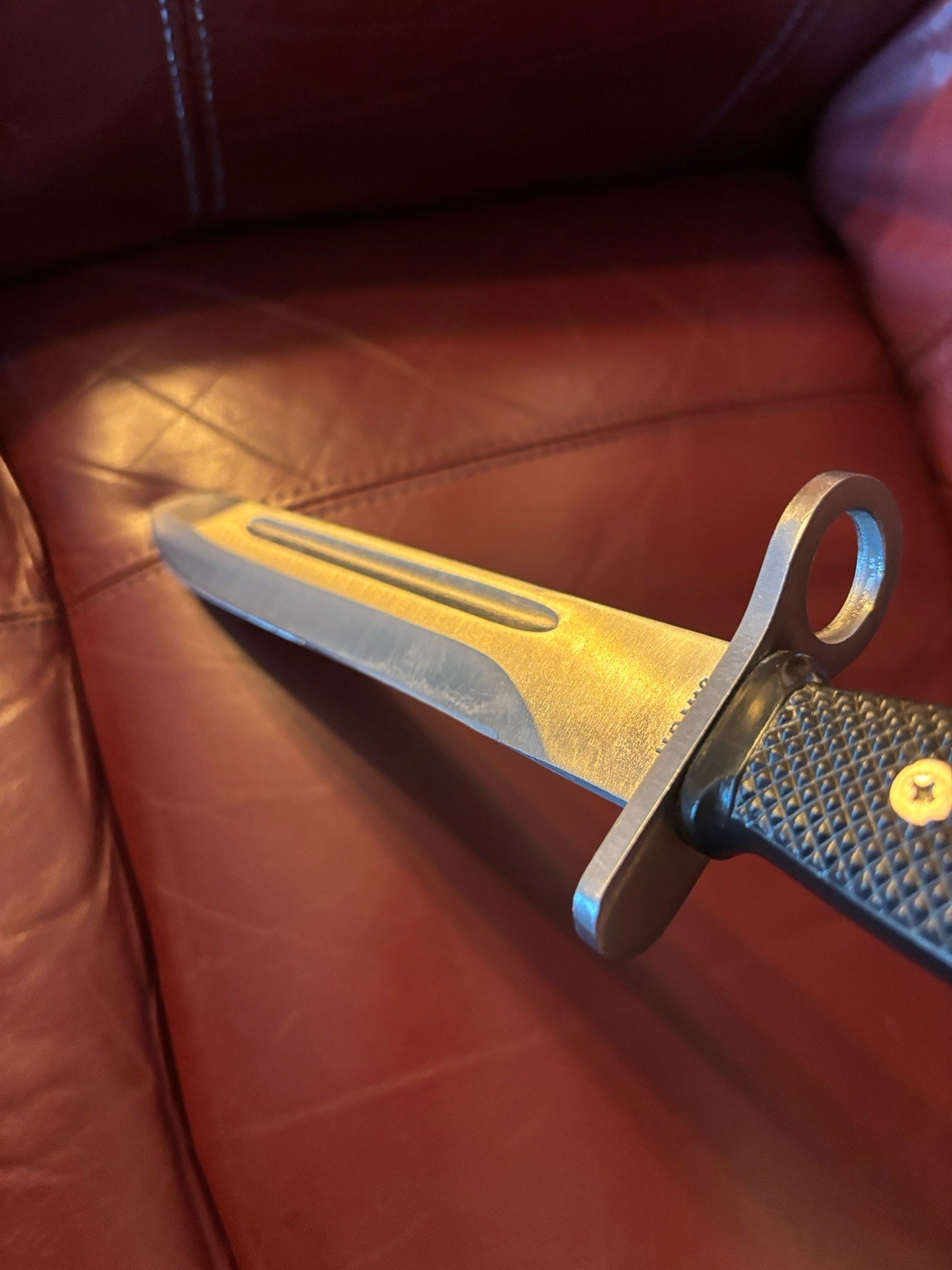 US military combat fixed blade knife Replica In Excellent Condition With Sheath