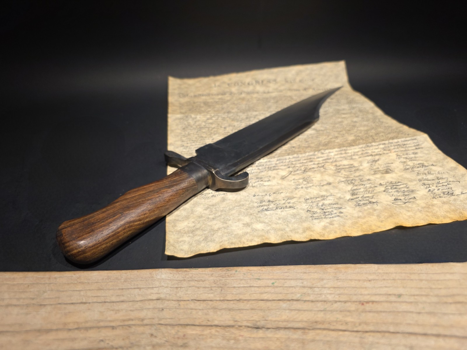 19″ Antique Style Civil War Confederate Bowie Knife
