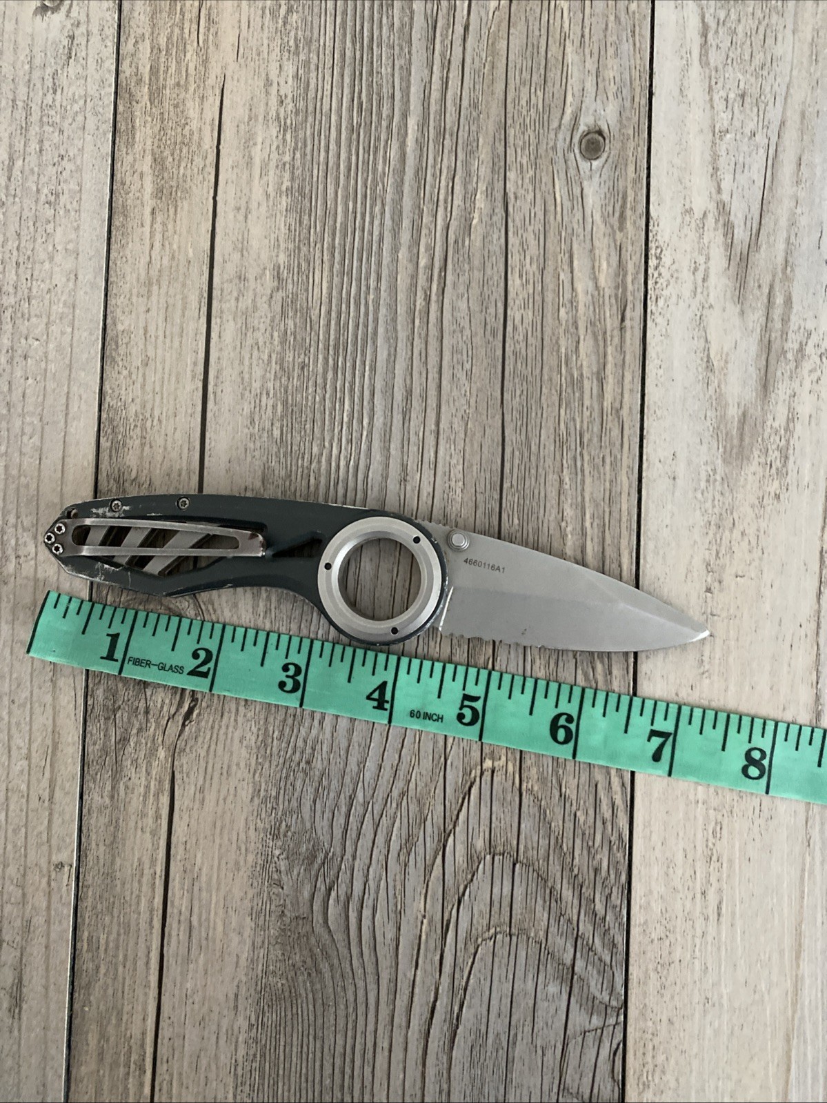 GERBER 4660116A1 GRAY METAL LOCKING TACTICAL KNIFE BELT CLIP