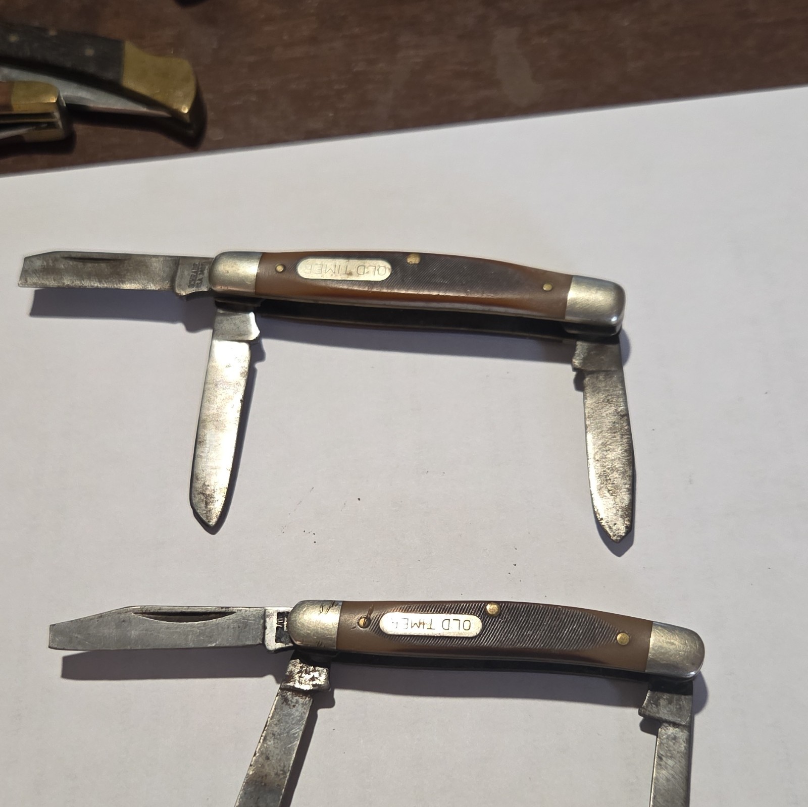Selling My Dad’s Antique Old Timers. Set Of 3 Yes They Are From The 40s