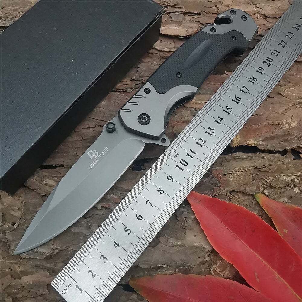Outdoor Self-defense Wild Hunting Folding Wilderness Survival Tactical Knife