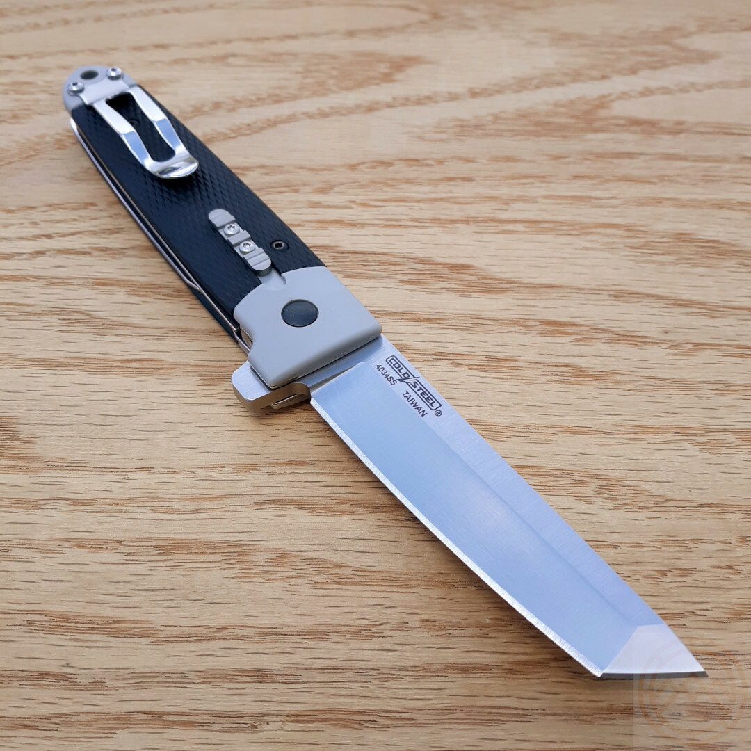 Cold Steel Oyabun Folding Knife 3.5″ 4034 Steel Tanto Blade Black Kry-Ex Handle