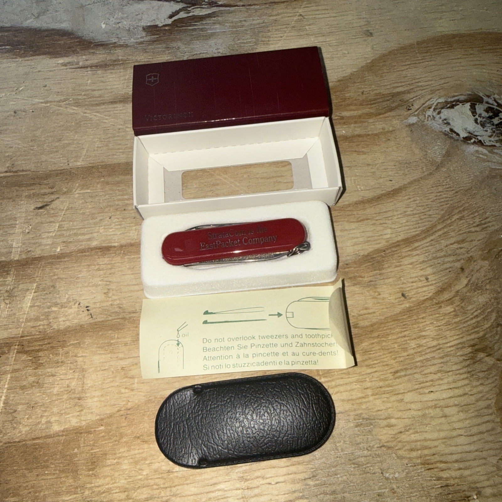 Victorinox Swiss Army Knife – StrataCom Branded -Brand new – SEE PHOTOS!
