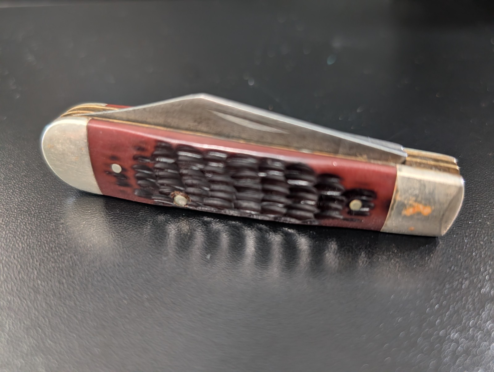 Case XX 6235 1/2 Swell End «slick» bone handle Jack Knife manufactured 1965-1969