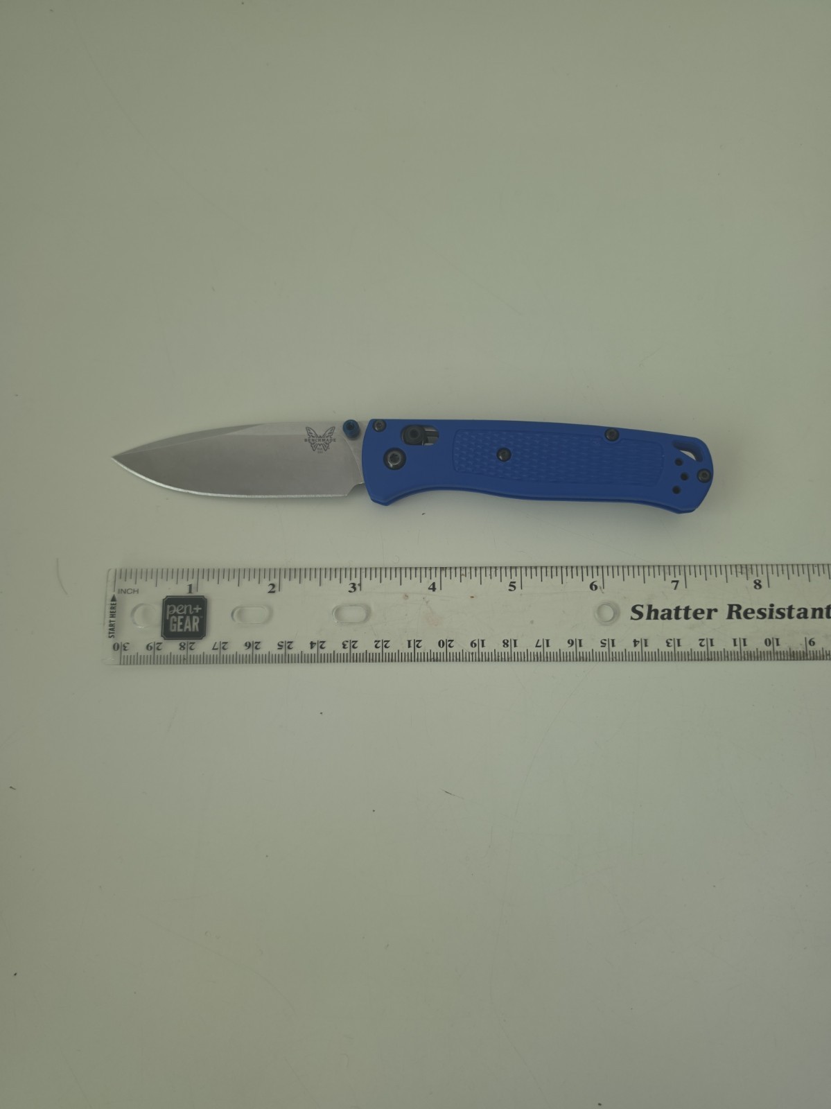 Benchmade 535 BUGOUT BLUE GRIVORY S30V Stainless Steel (58-60HRC) Folding Knife
