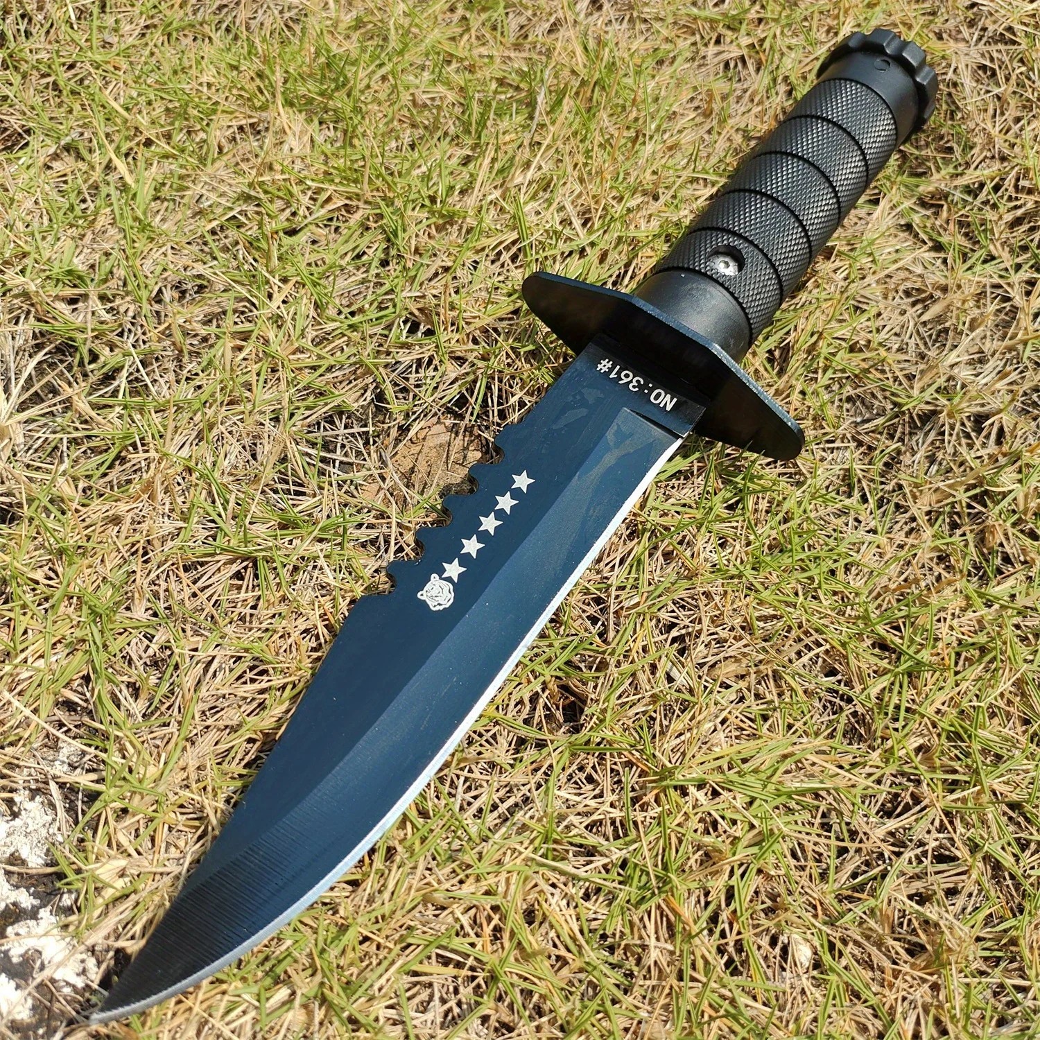 MILITARY Hunting TACTICAL FIXED BLADE SURVIVAL Army Knife