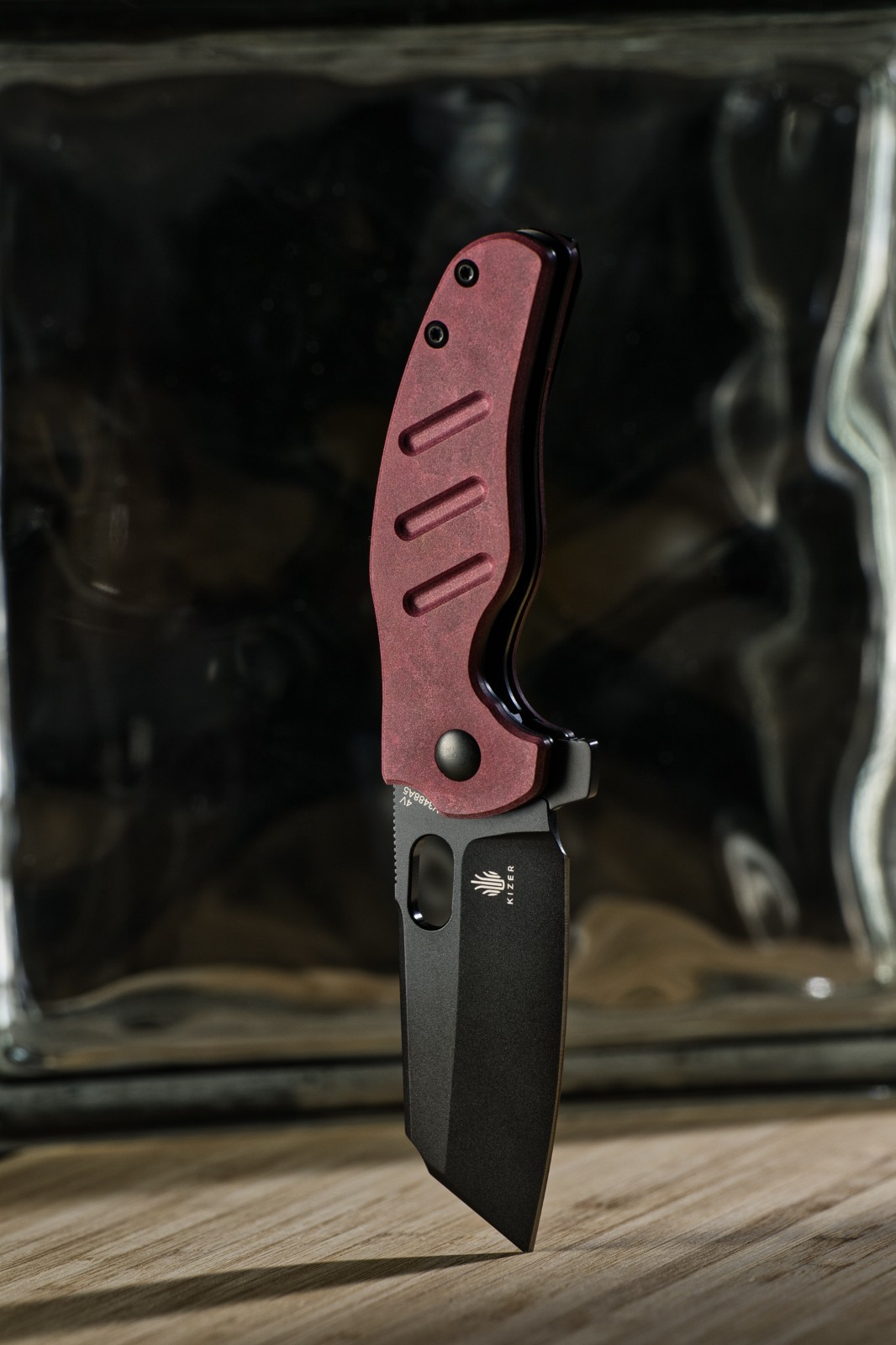 Kizer Mini Sheepdog C01C EDC Folding Pocket Knife 4V Blade Richlite Handle