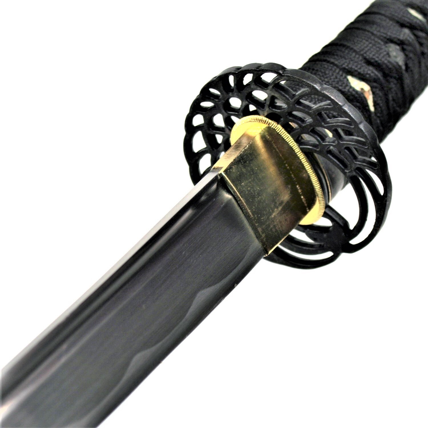 REAL 40.5″ Full Tang 1045 Carbon Steel Blade Samurai Sword Katana Crane Tsuba