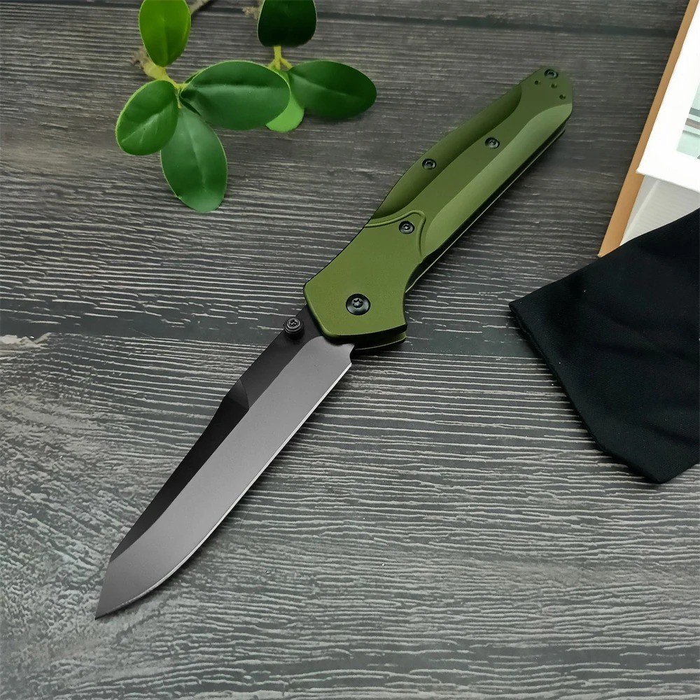 9400 Folding Pocket Knife D2 Steel Blade Aluminum Handle EDC Survival Camping