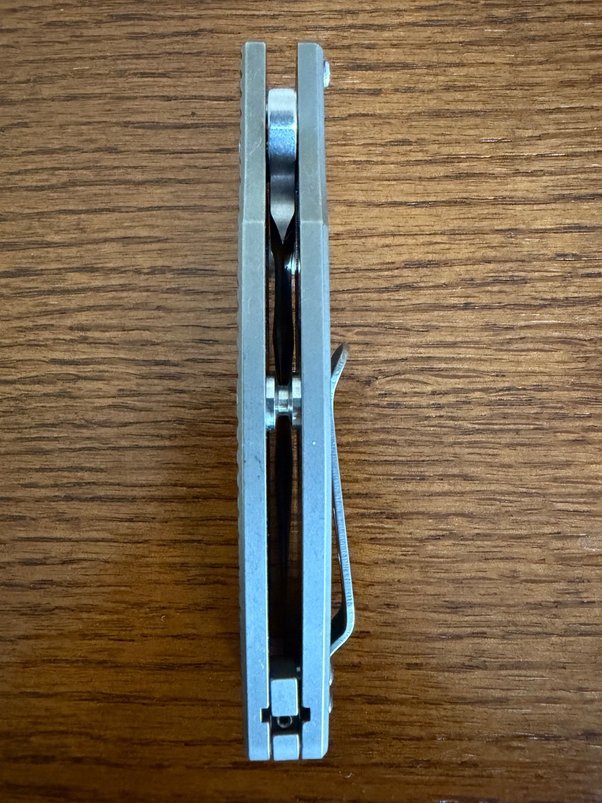 2025 Hinderer Knives Jurassic Slicer Hollow Ground Magnacut Full Ti Titanium