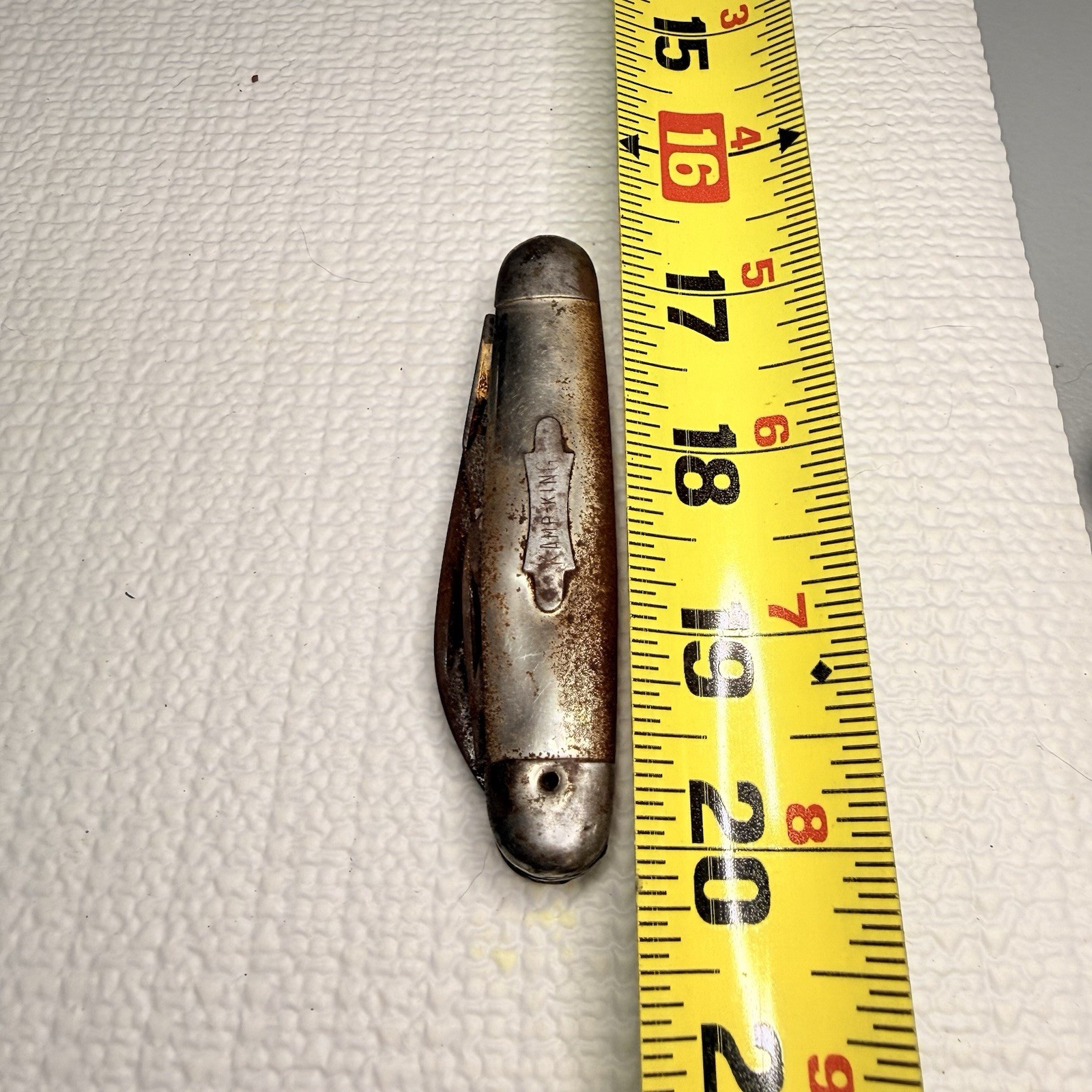 Vtg Imperial Kamp King Pocket Knife ProvRI Pat 2391731 4 Blade Scout Strong Snap