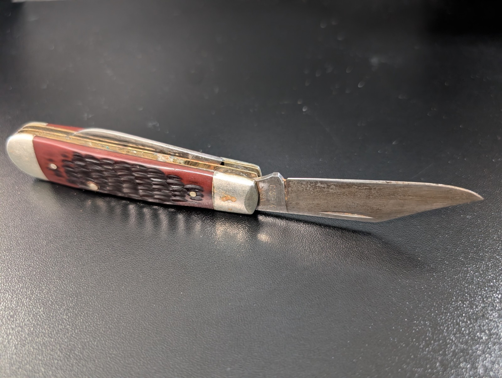 Case XX 6235 1/2 Swell End «slick» bone handle Jack Knife manufactured 1965-1969