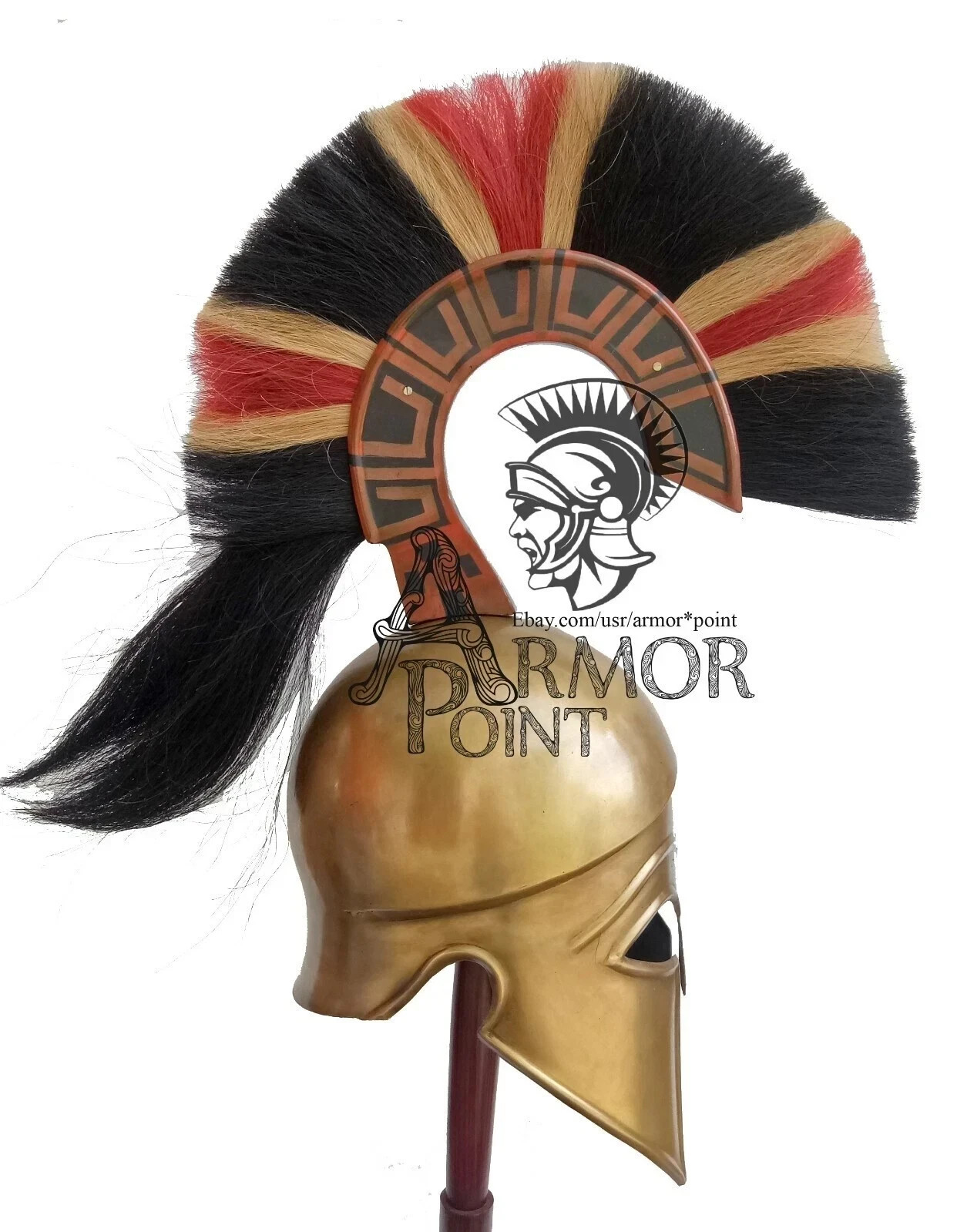 Medieval 18GA Greek Corinthian Helmet Knight SCA LARP Re-Enactment Armor Helmet
