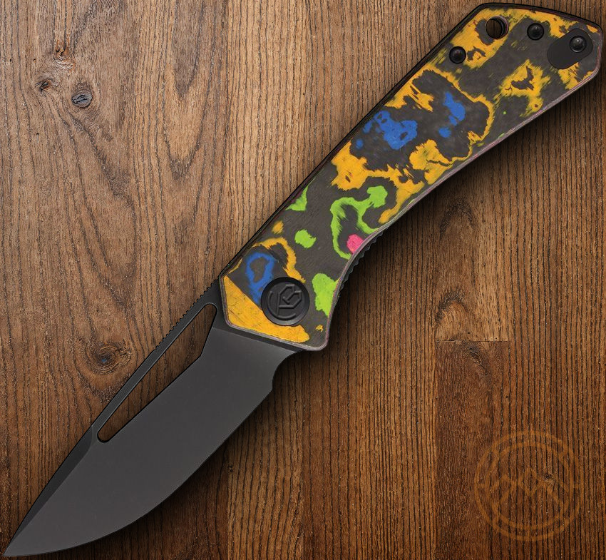 KB Knives Thalia Folding Knife 3.25″ Bohler M390 Steel Blade Carbon Fiber Handle