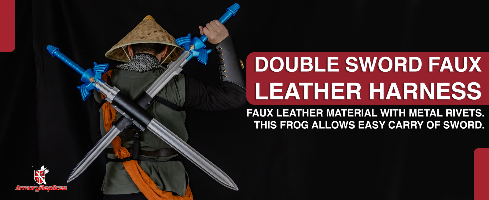 Legend of Zelda Skyward Link Master Shields & Swords Collection Costume for LARP