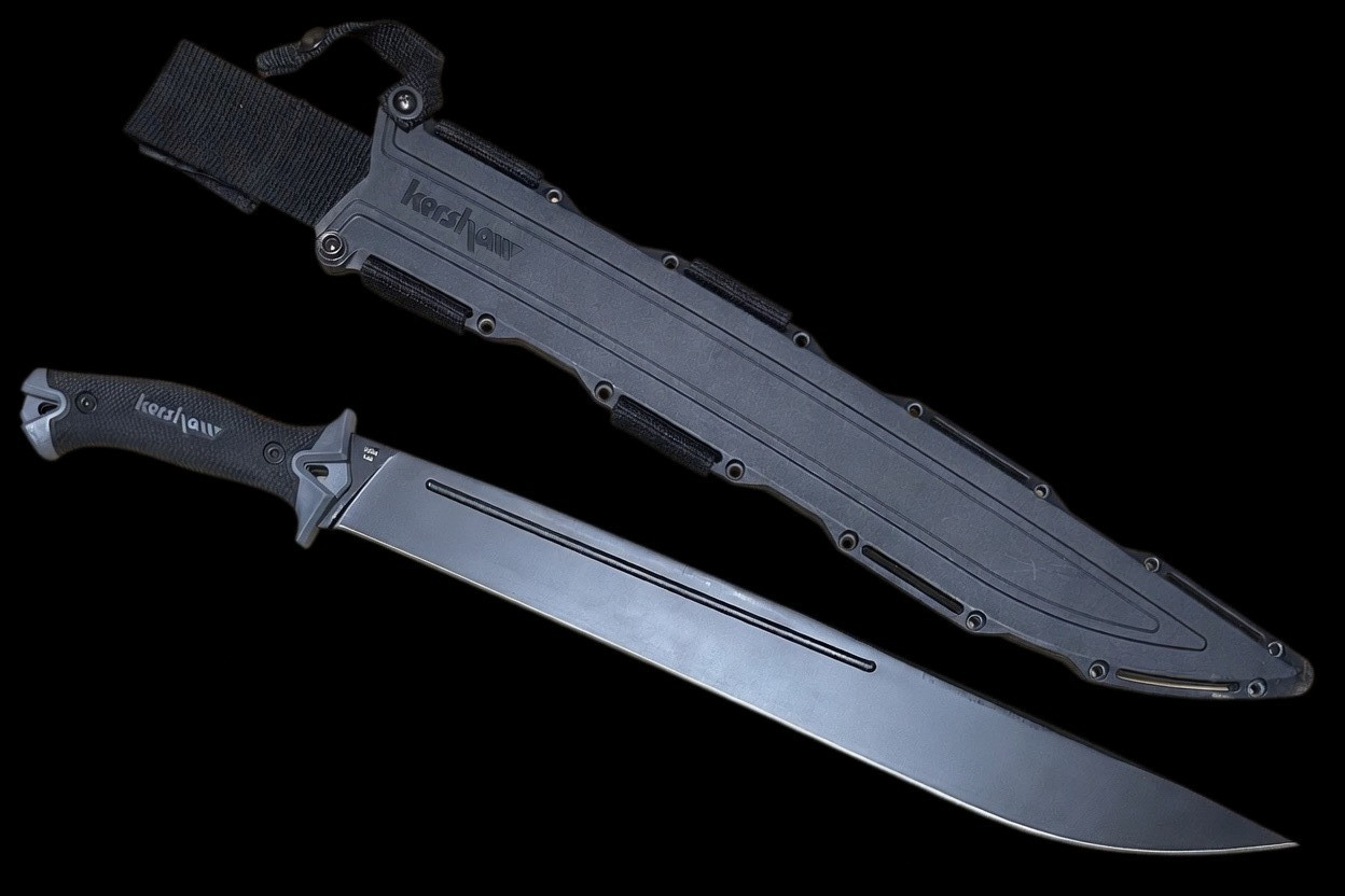 Kershaw Knives: Kershaw Camp 18 inch fixed blade machete hunting KE-1074
