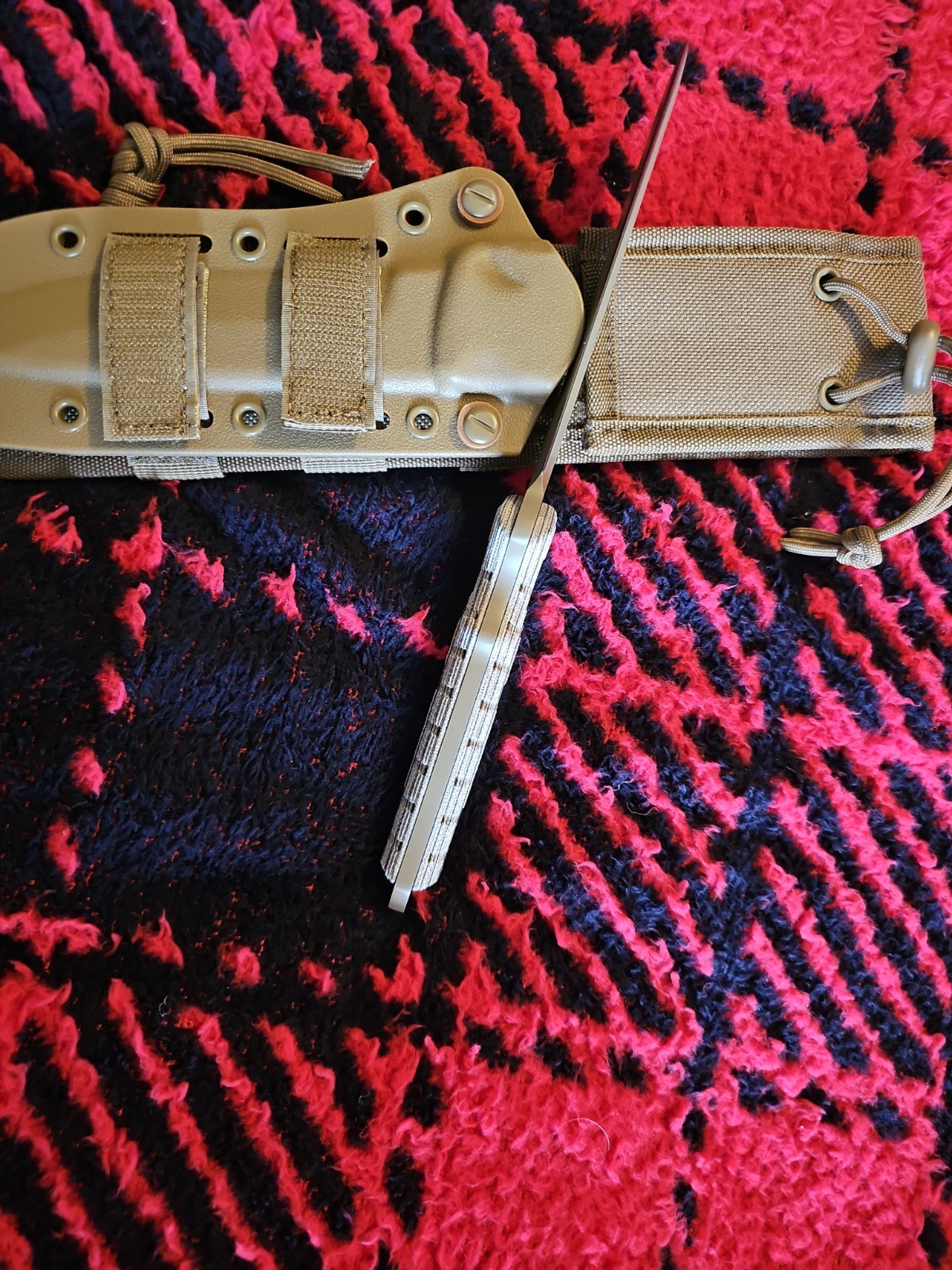 Buck 891 Spearpoint Knife-Ground Combat-Rare Desert Tan-USA