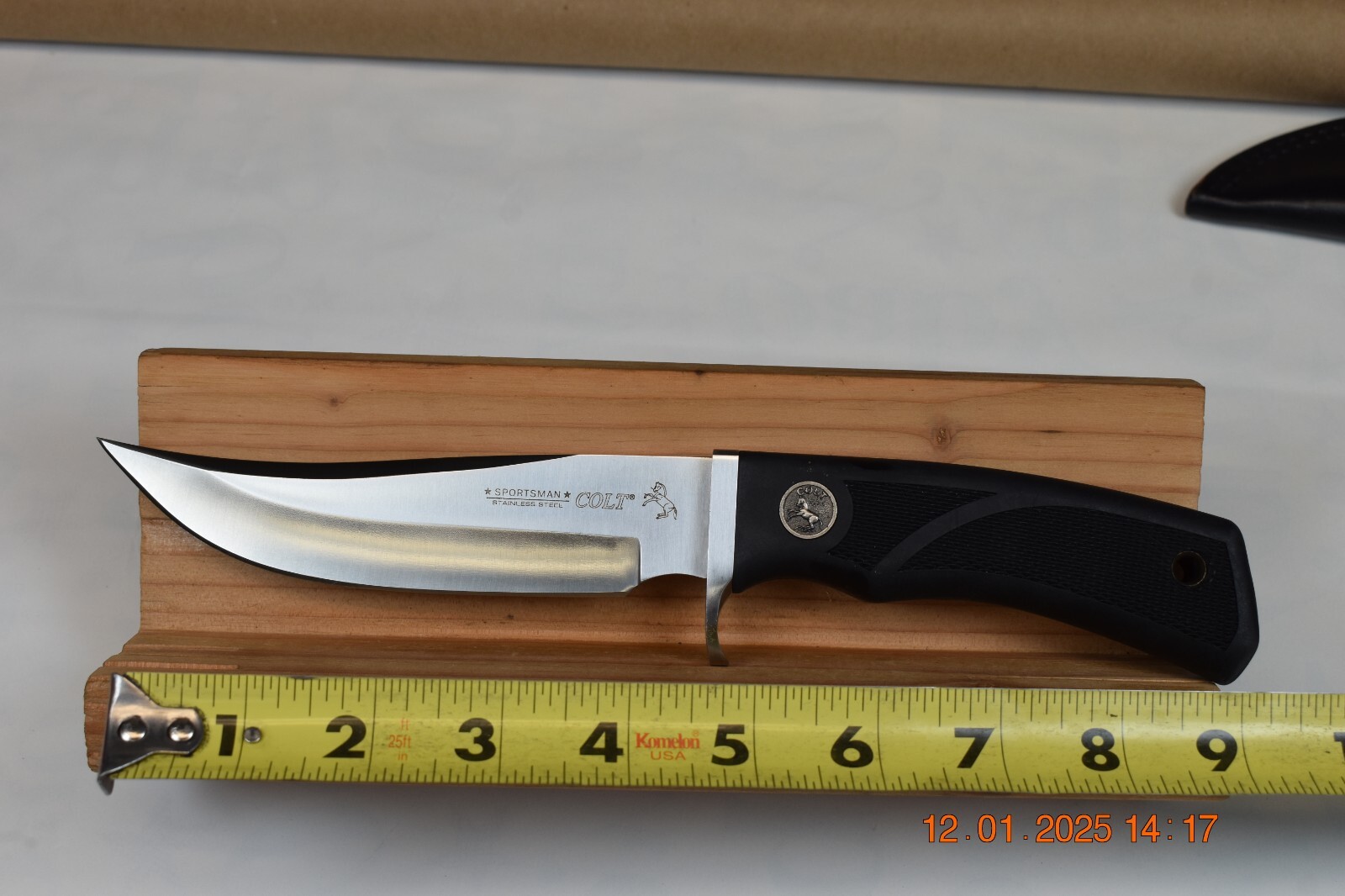 COLT SPORTSMAN CHINA #CT4 FIXED BLADE KNIFE 2002 UNUSED