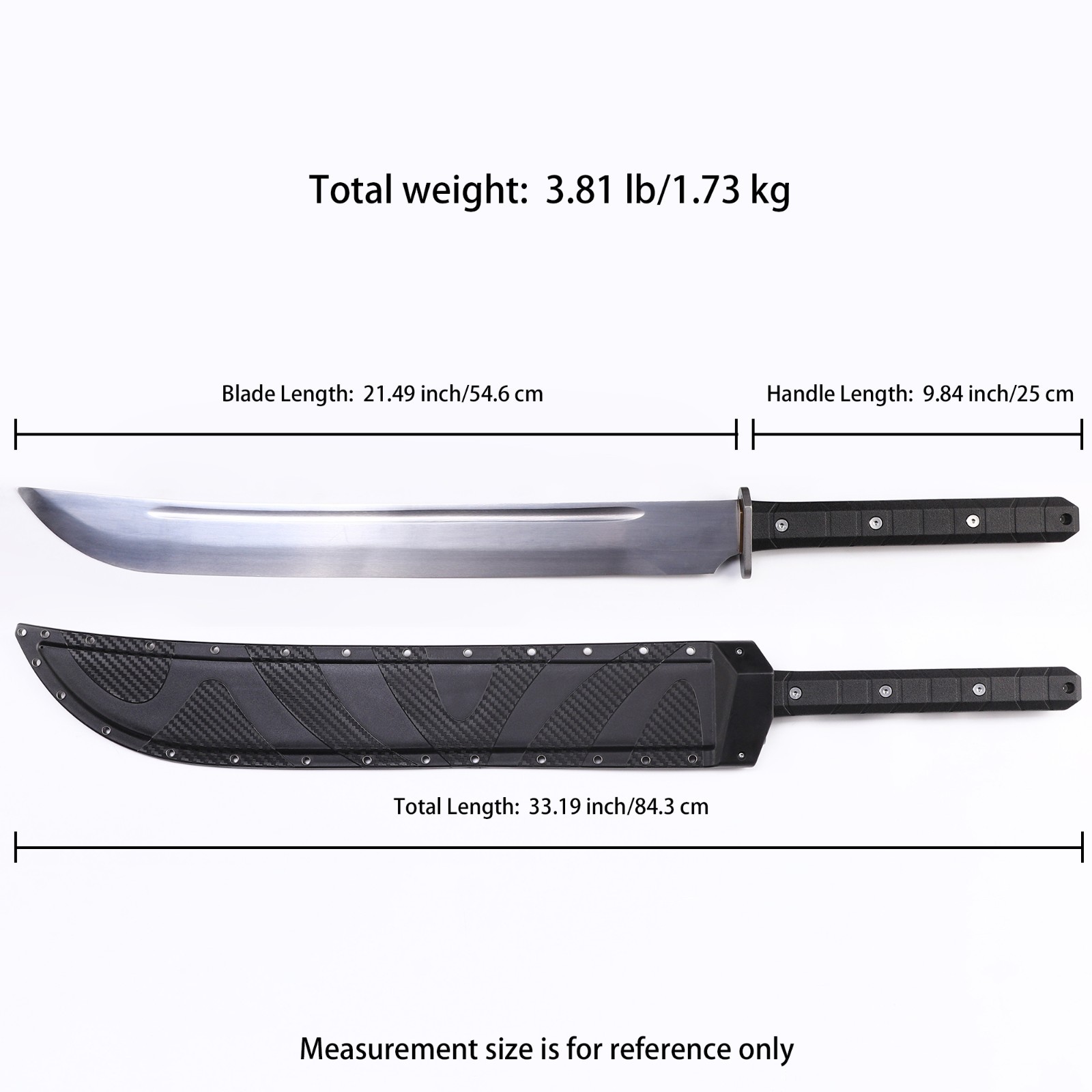 33.19 «Outdoor Tactical Survival Machete, Decorative Knife Sword