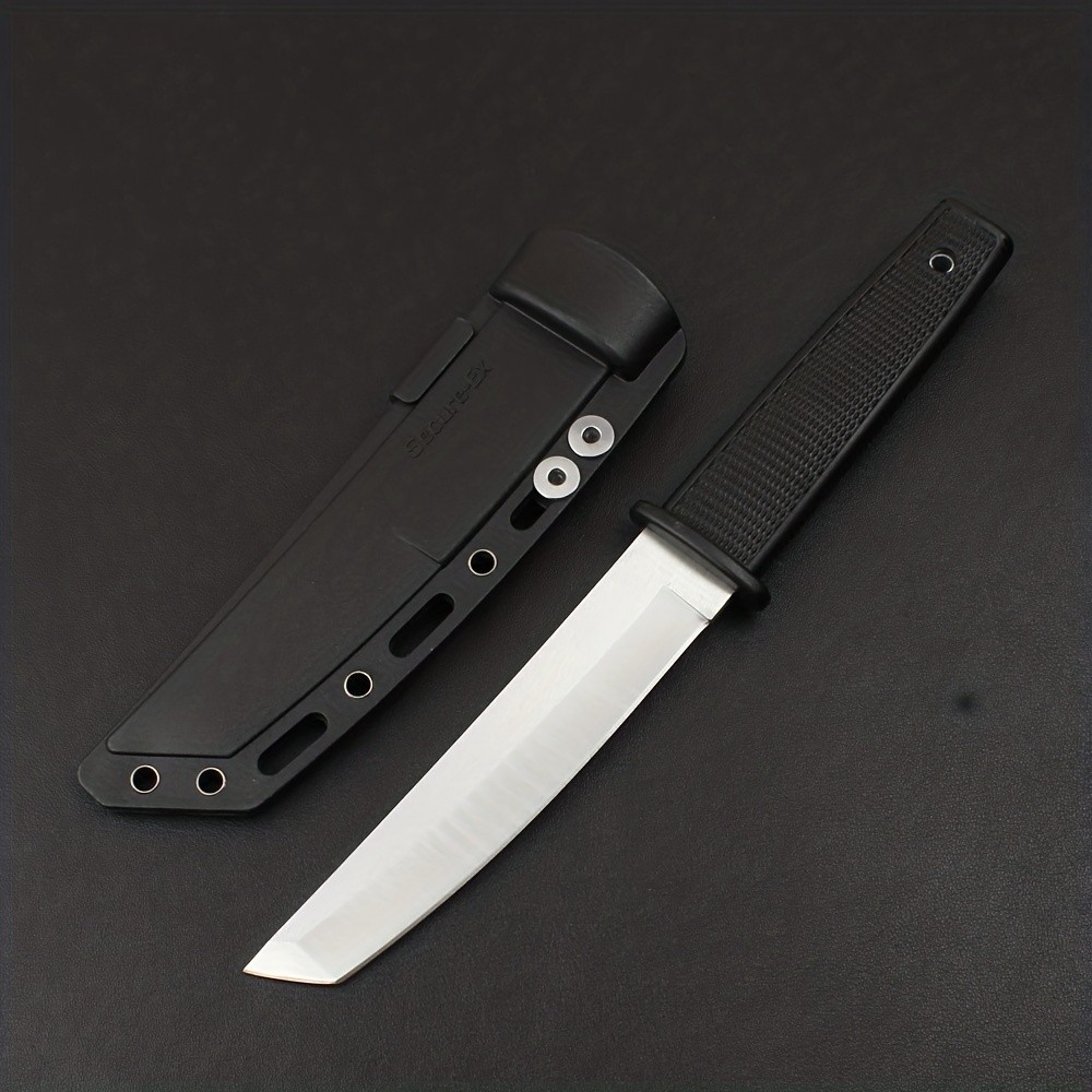 Stainless Steel Fixed Blade Knife – Outdoor Camping, Survival Tool with Sheath