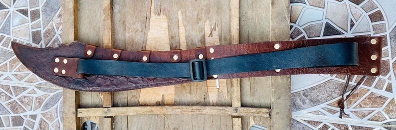 Custom Handmade Carbon Steel Blade Tactical Machete Sword| Hunting Sword Camping