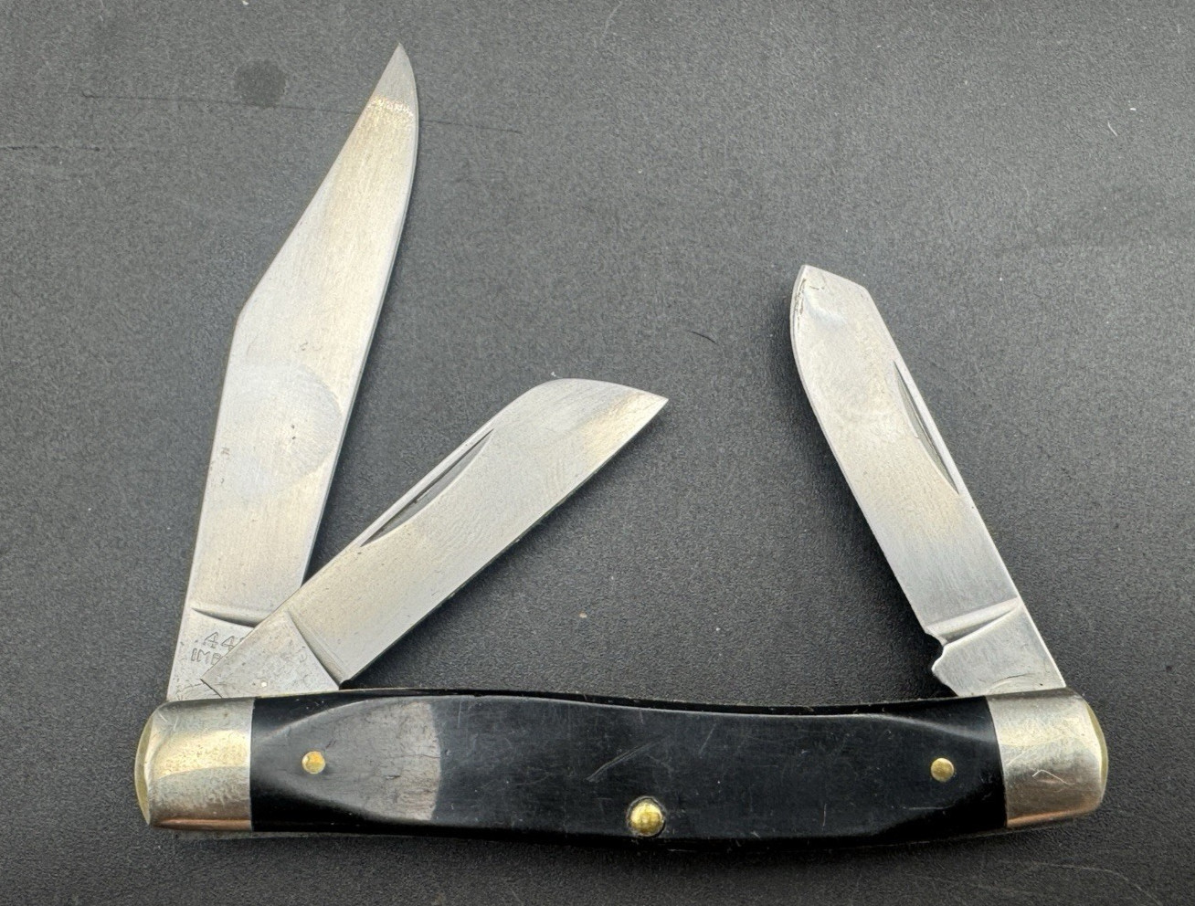 NEW OLD STOCK MAC TOOLS IMPERIAL FRONTIER USA #4434 Vintage 3 Blade Pocket Knife